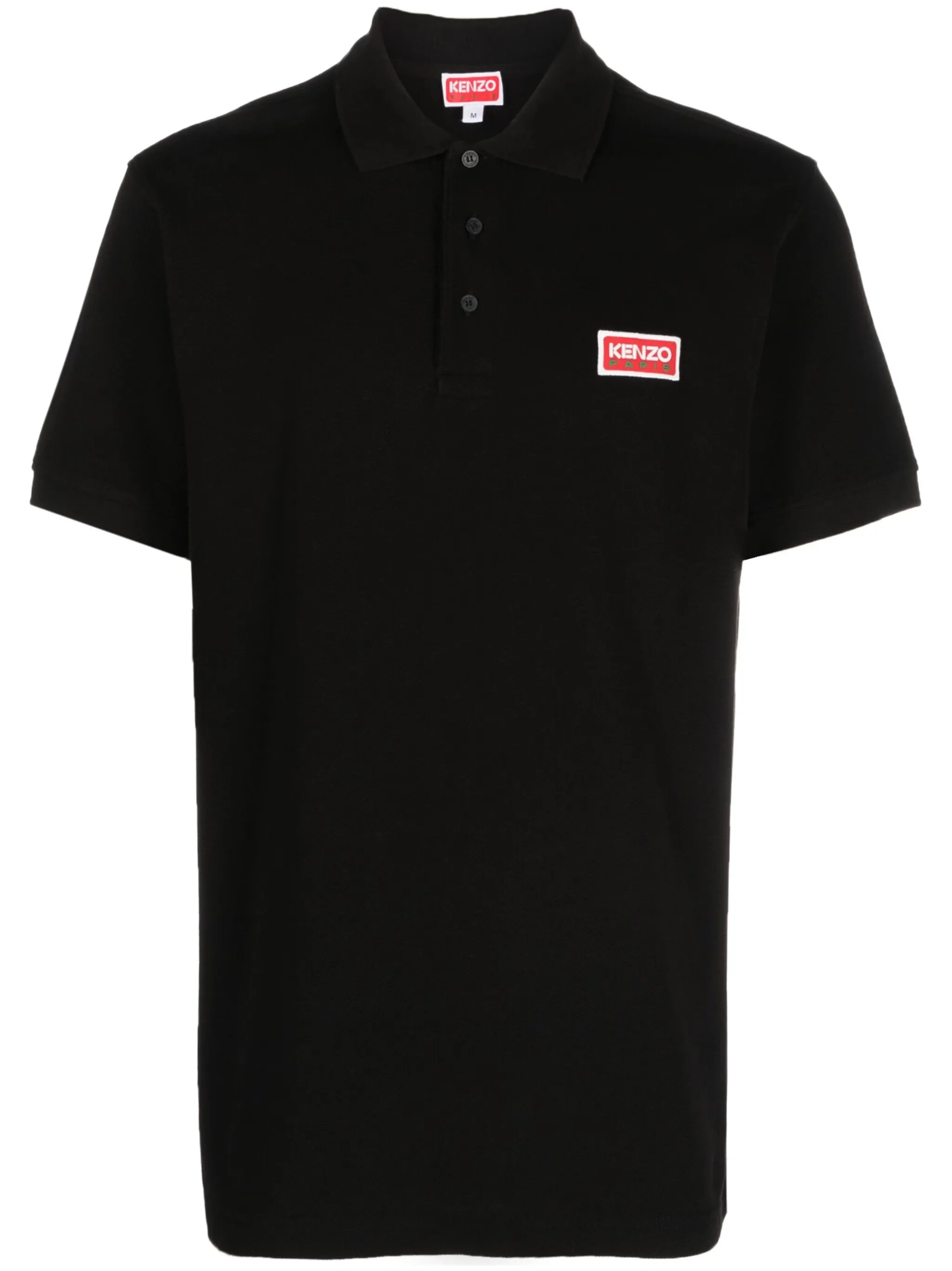 logo-patch cotton polo shirt