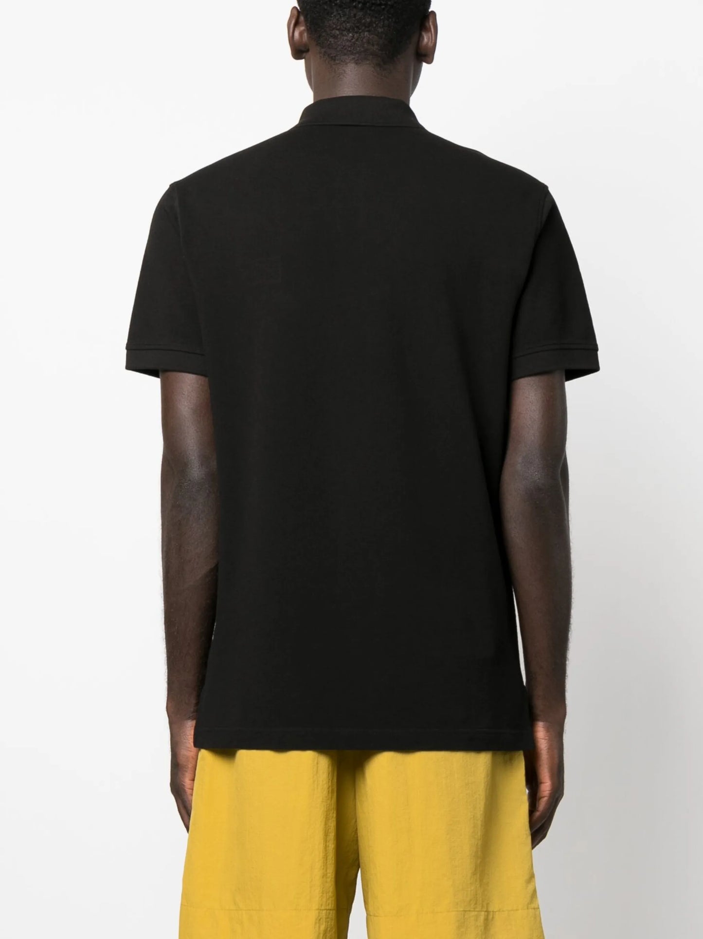 logo-patch cotton polo shirt