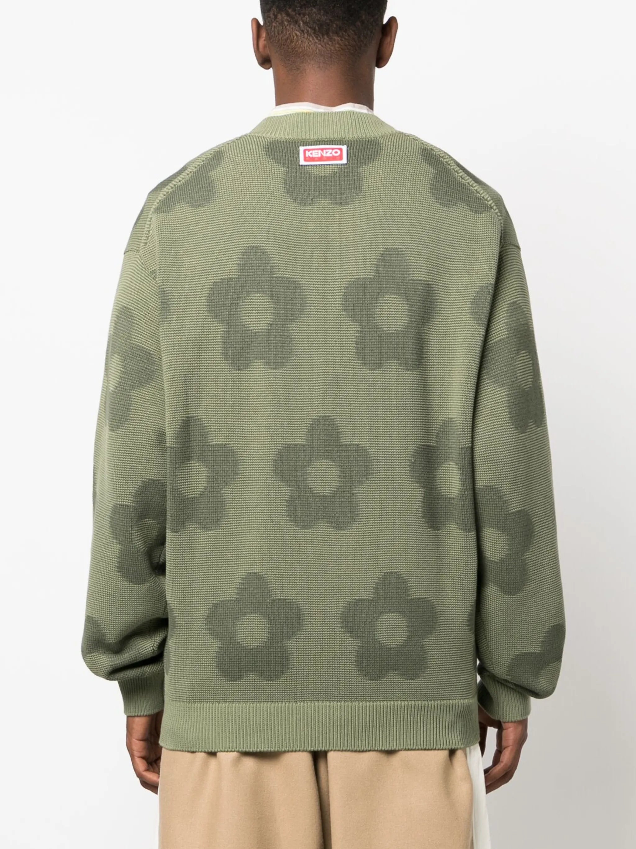 Flower Spot cotton sweatshirt