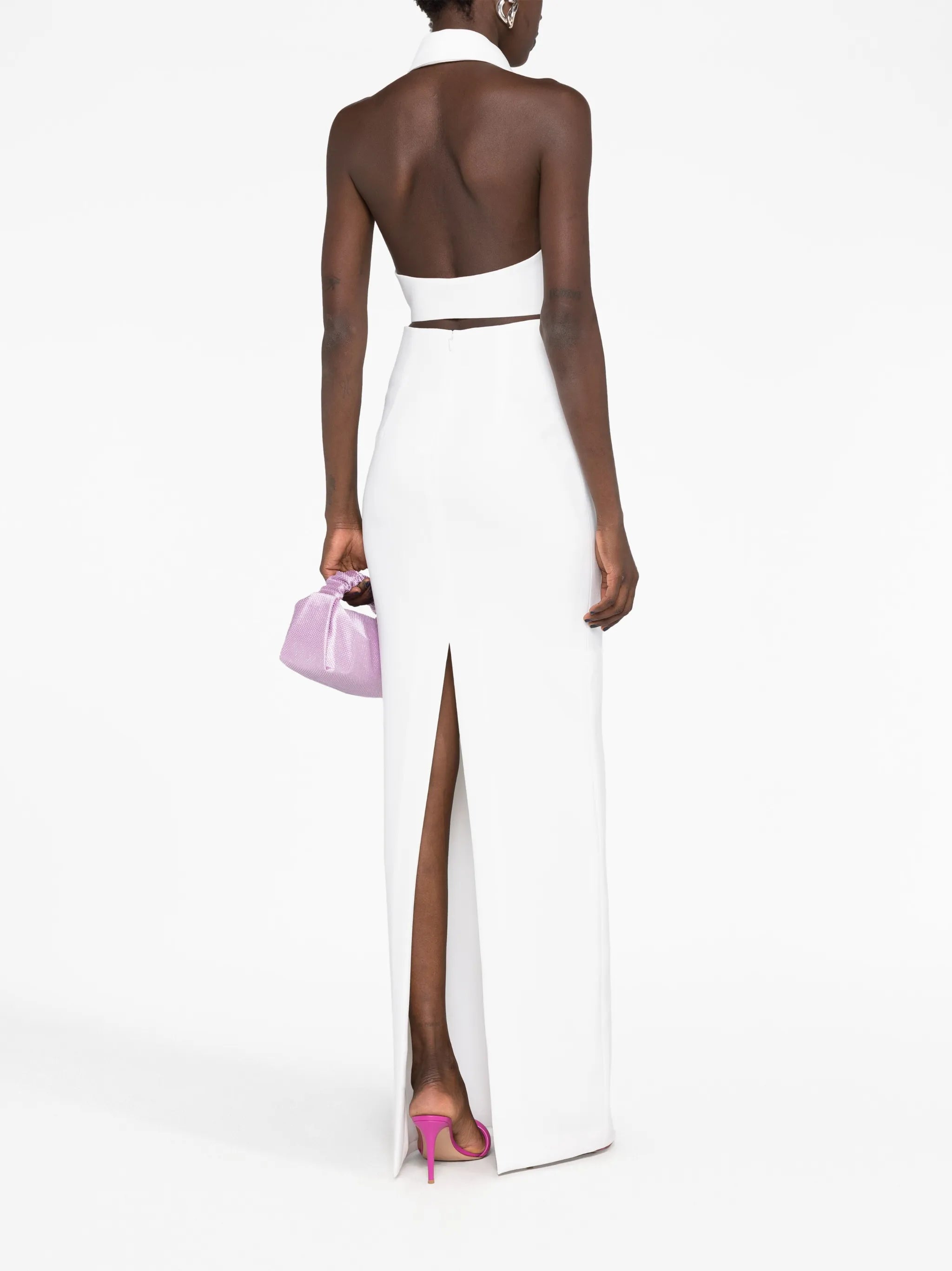 halterneck cropped top