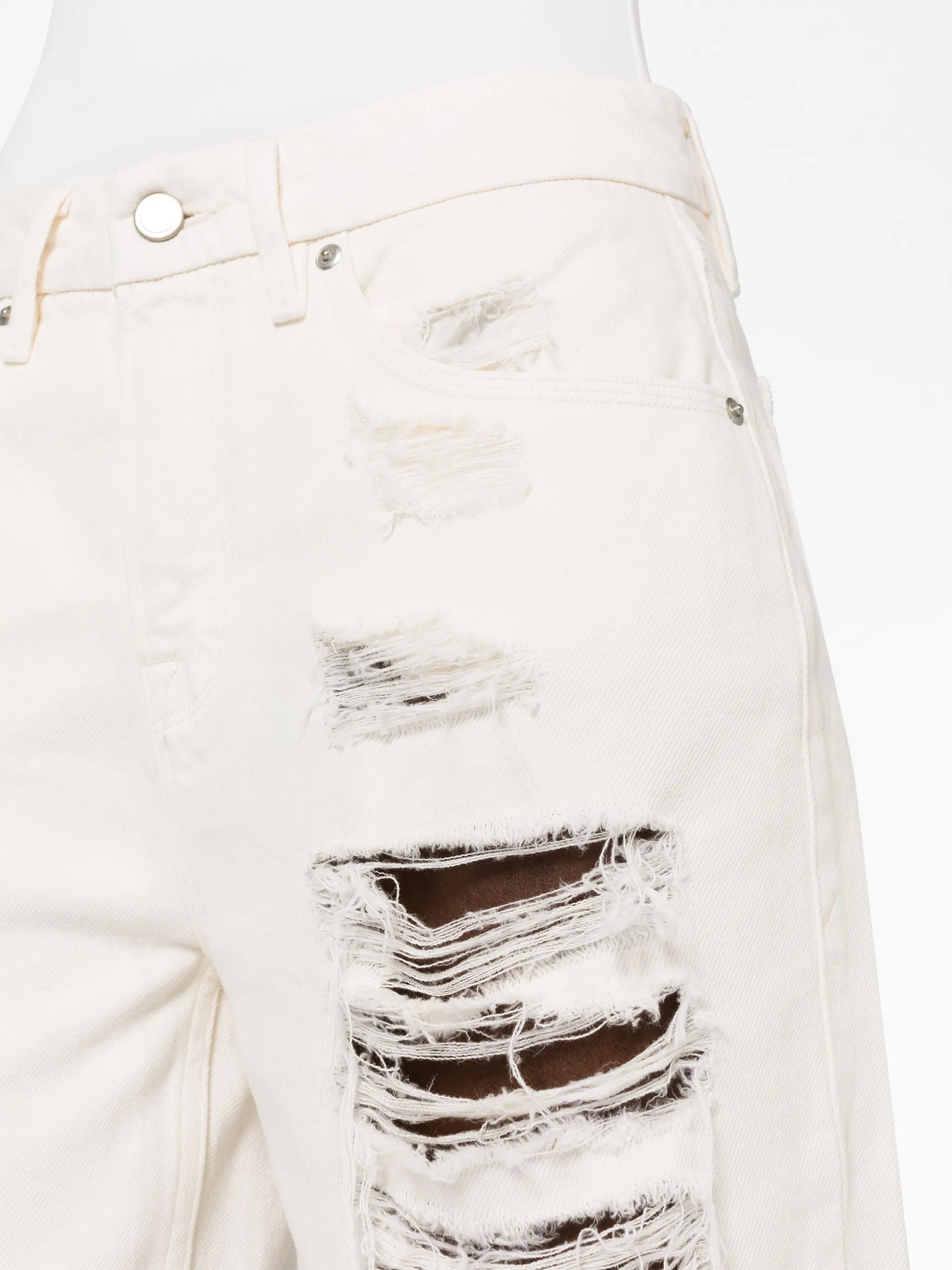 Good 90's Shredded wide-leg jeans