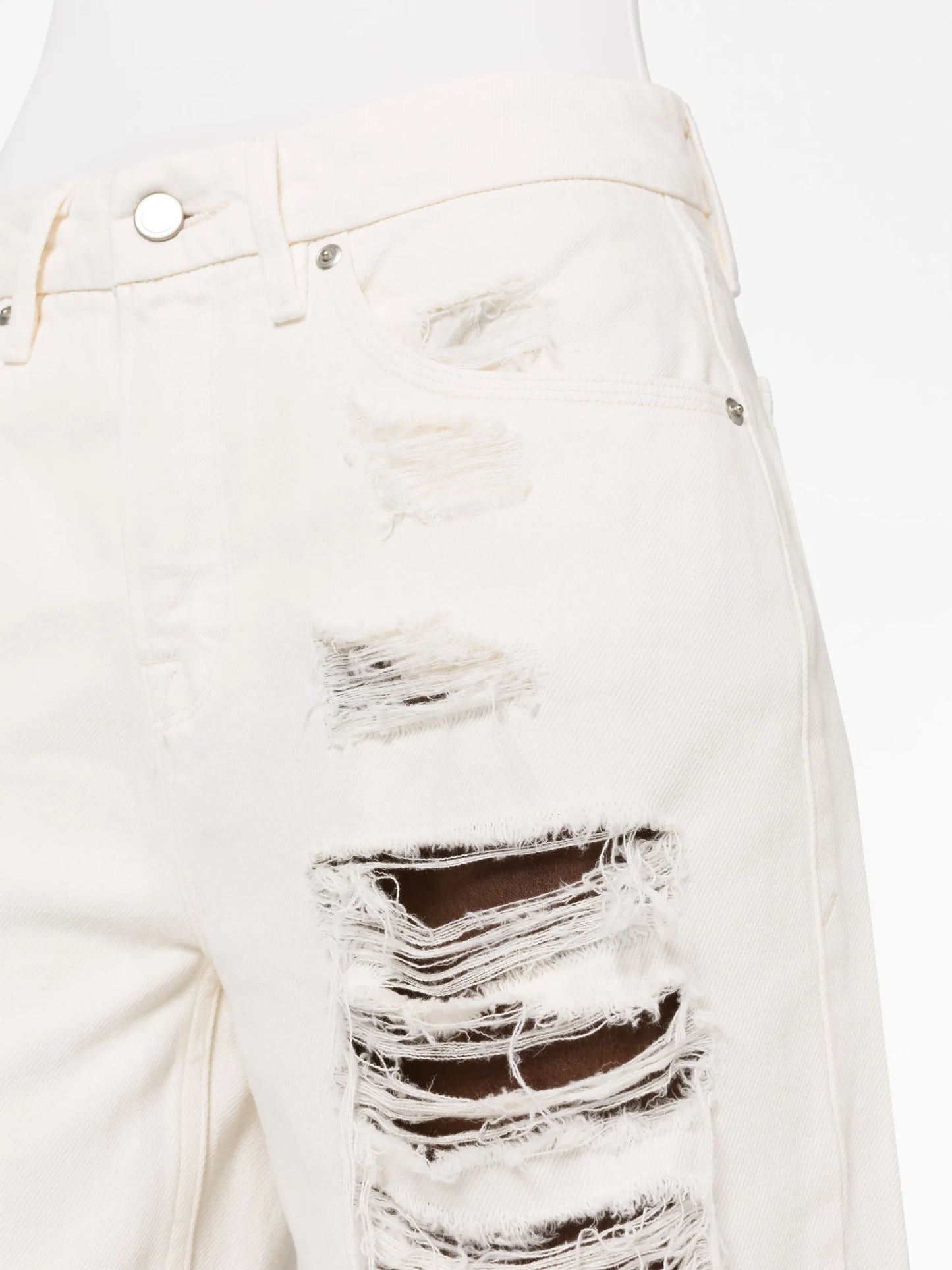 Good 90's Shredded wide-leg jeans