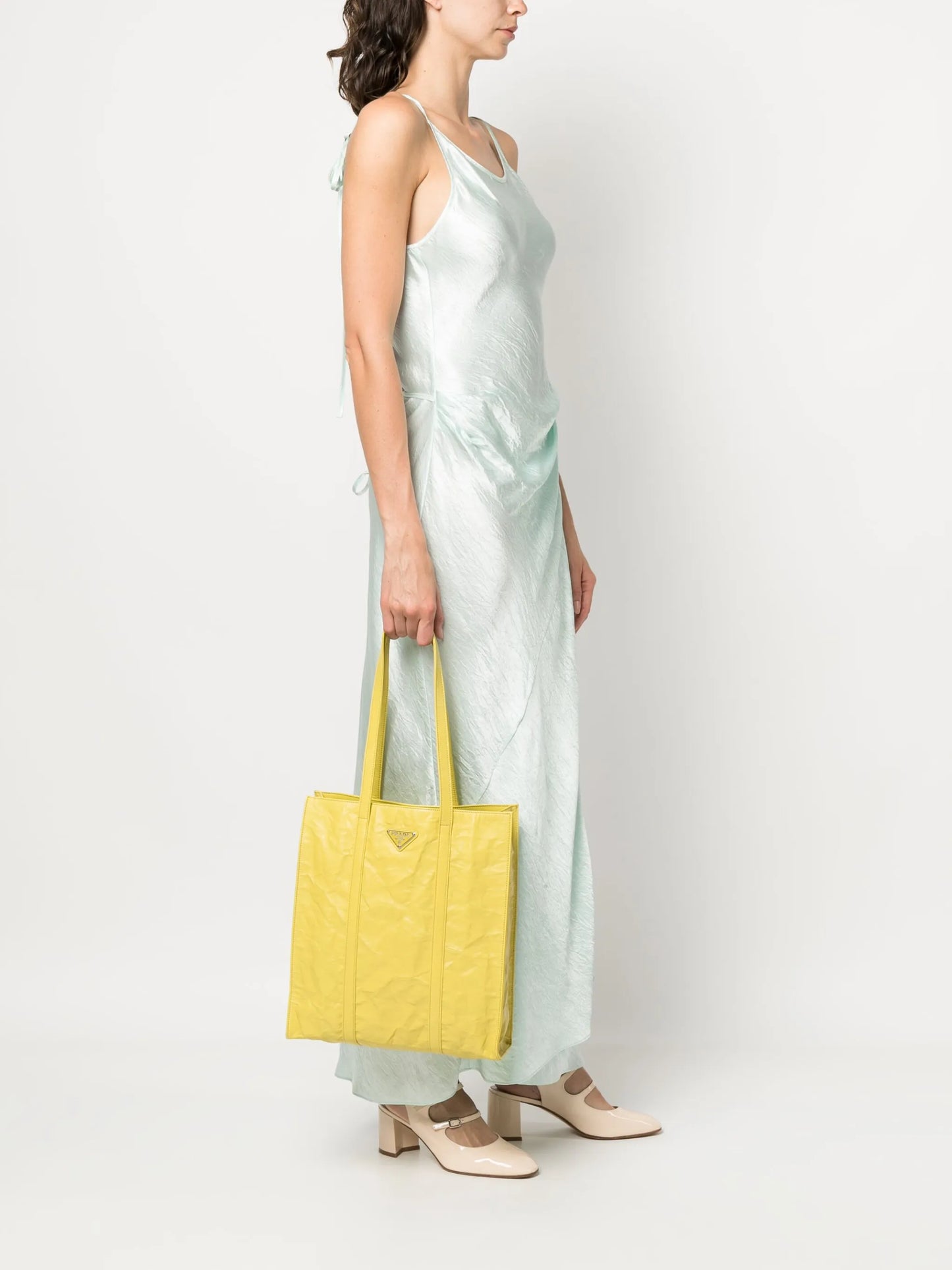 logo-plaque tote bag