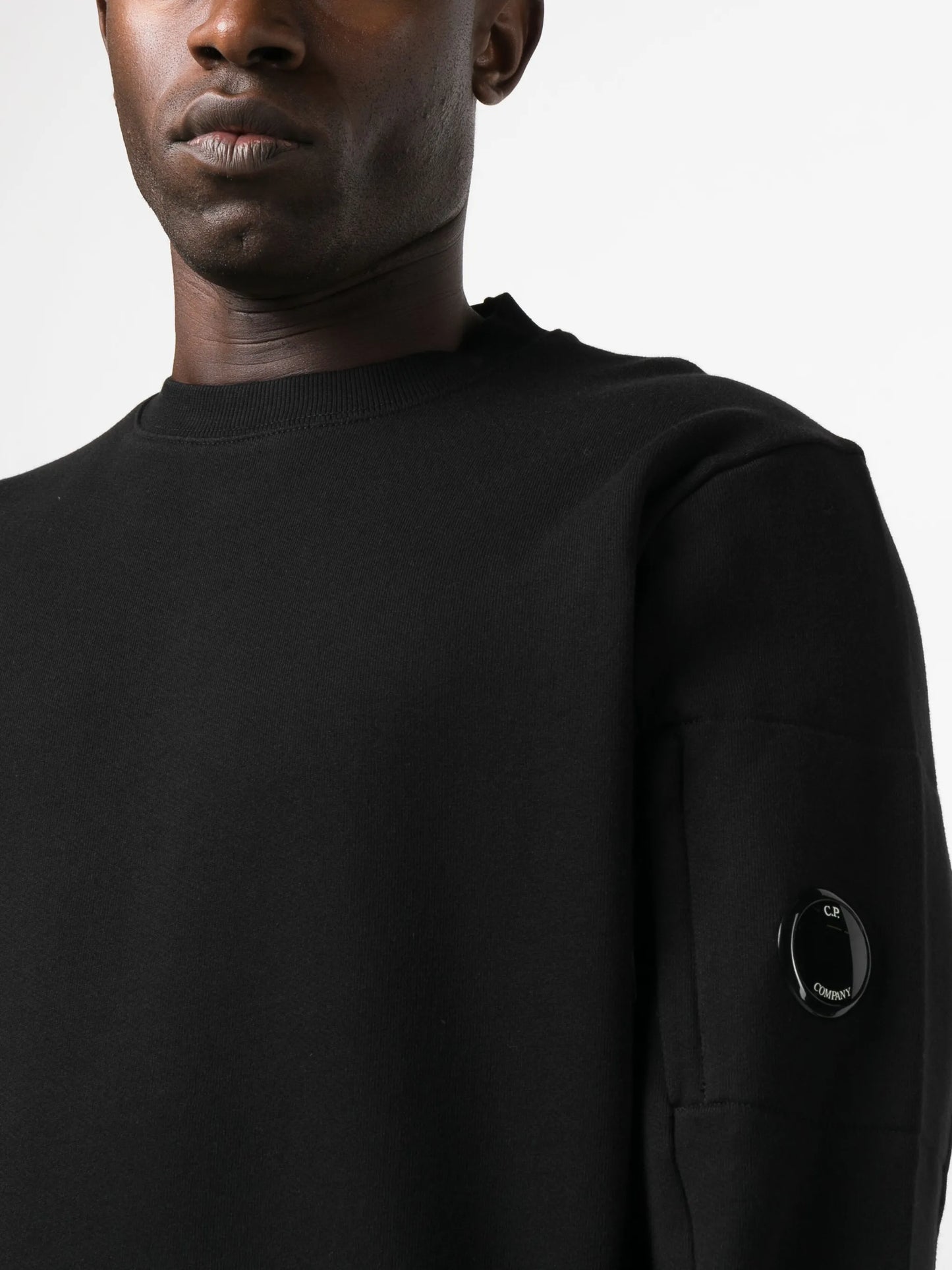 logo-patch cotton sweatshirt