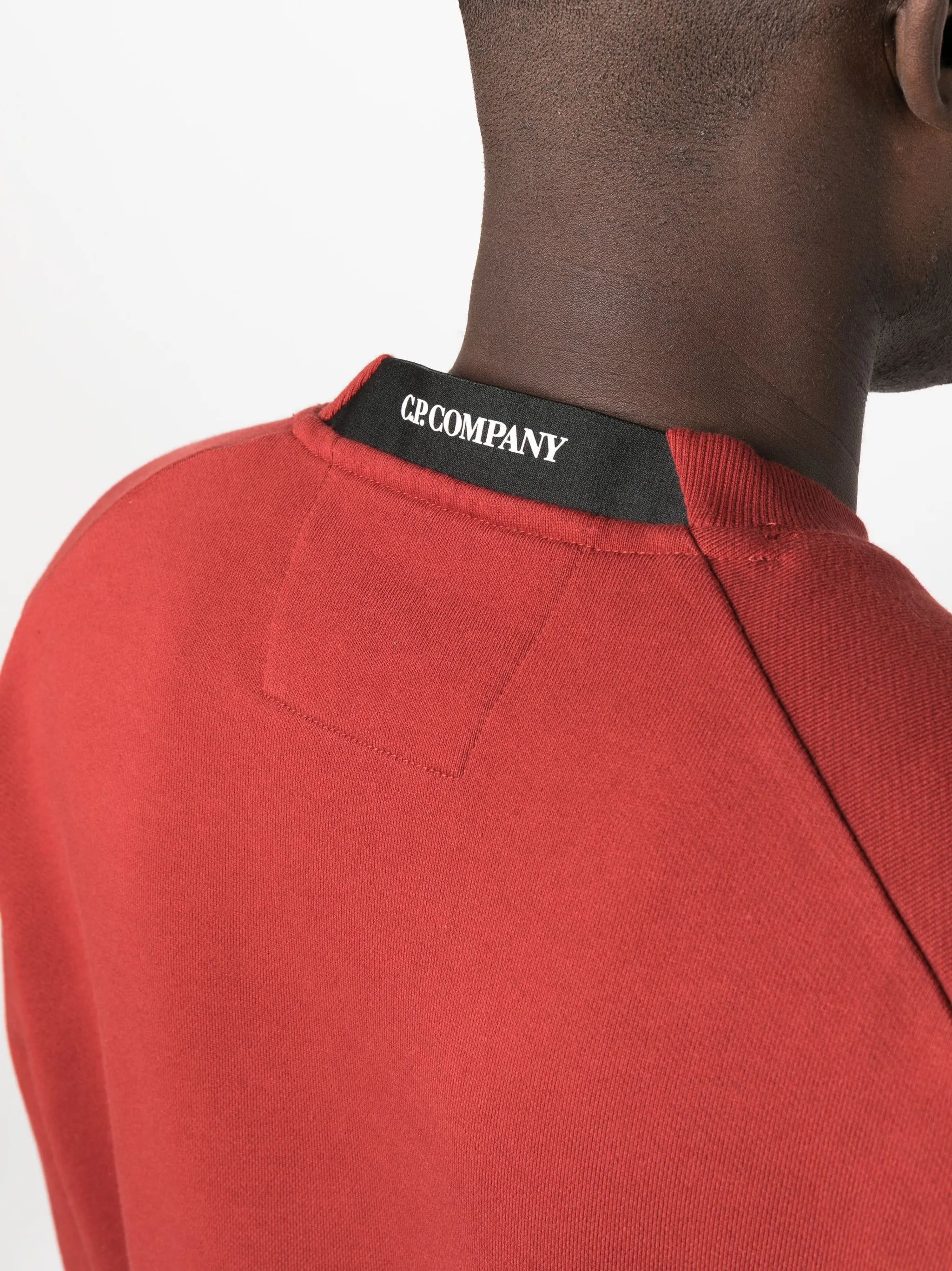 logo-patch cotton sweatshirt