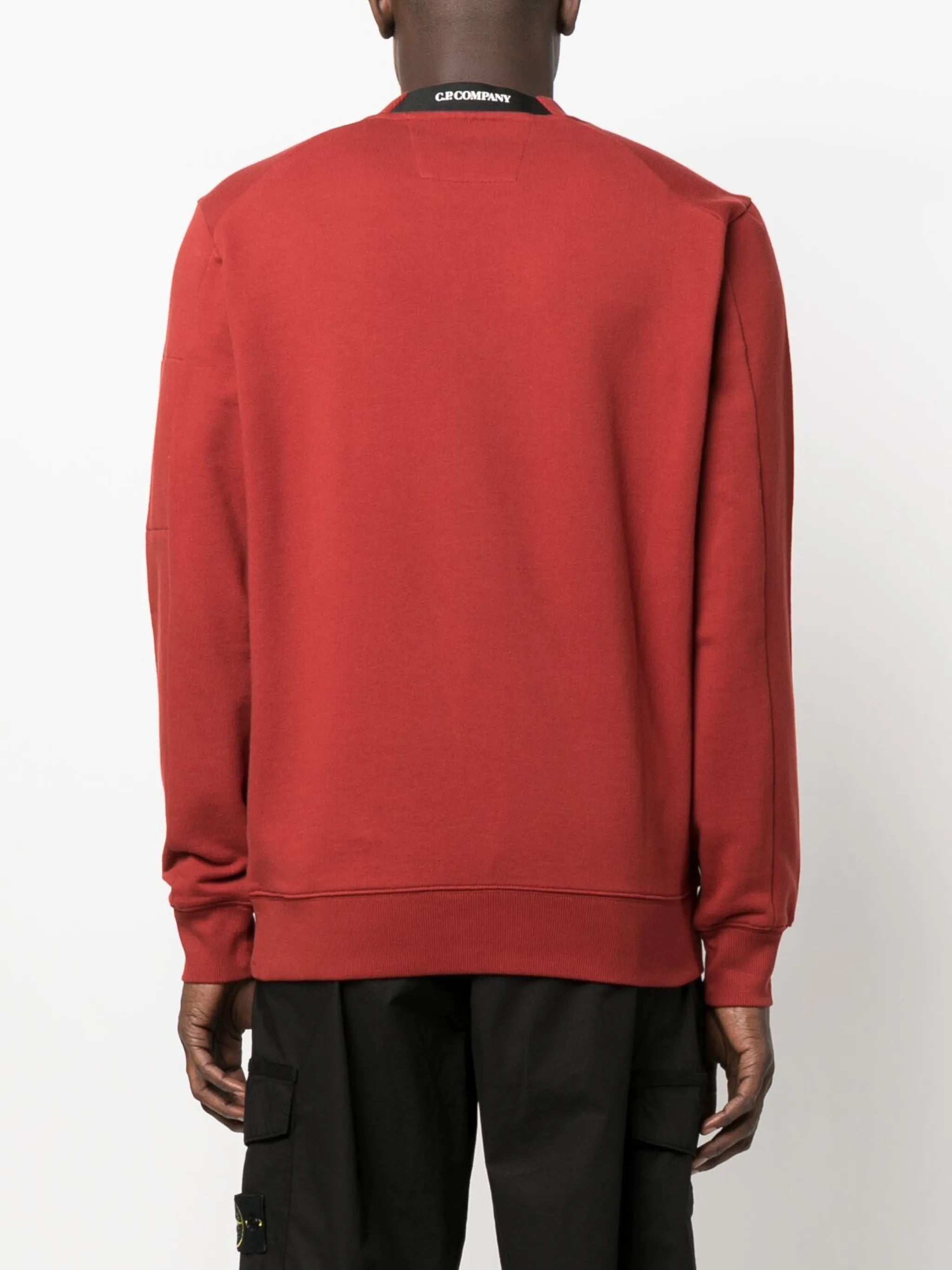 logo-patch cotton sweatshirt