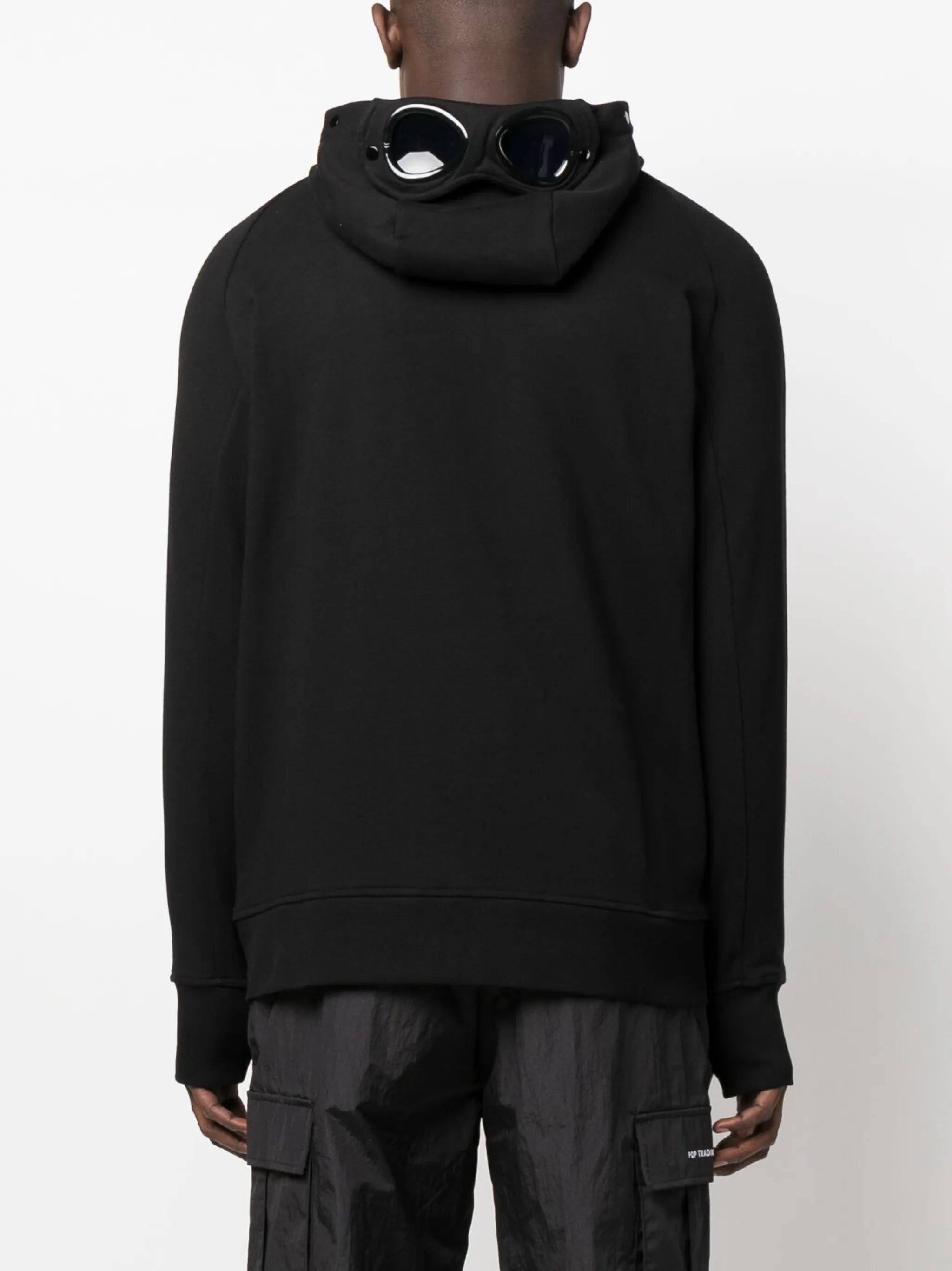 logo-print cotton hoodie