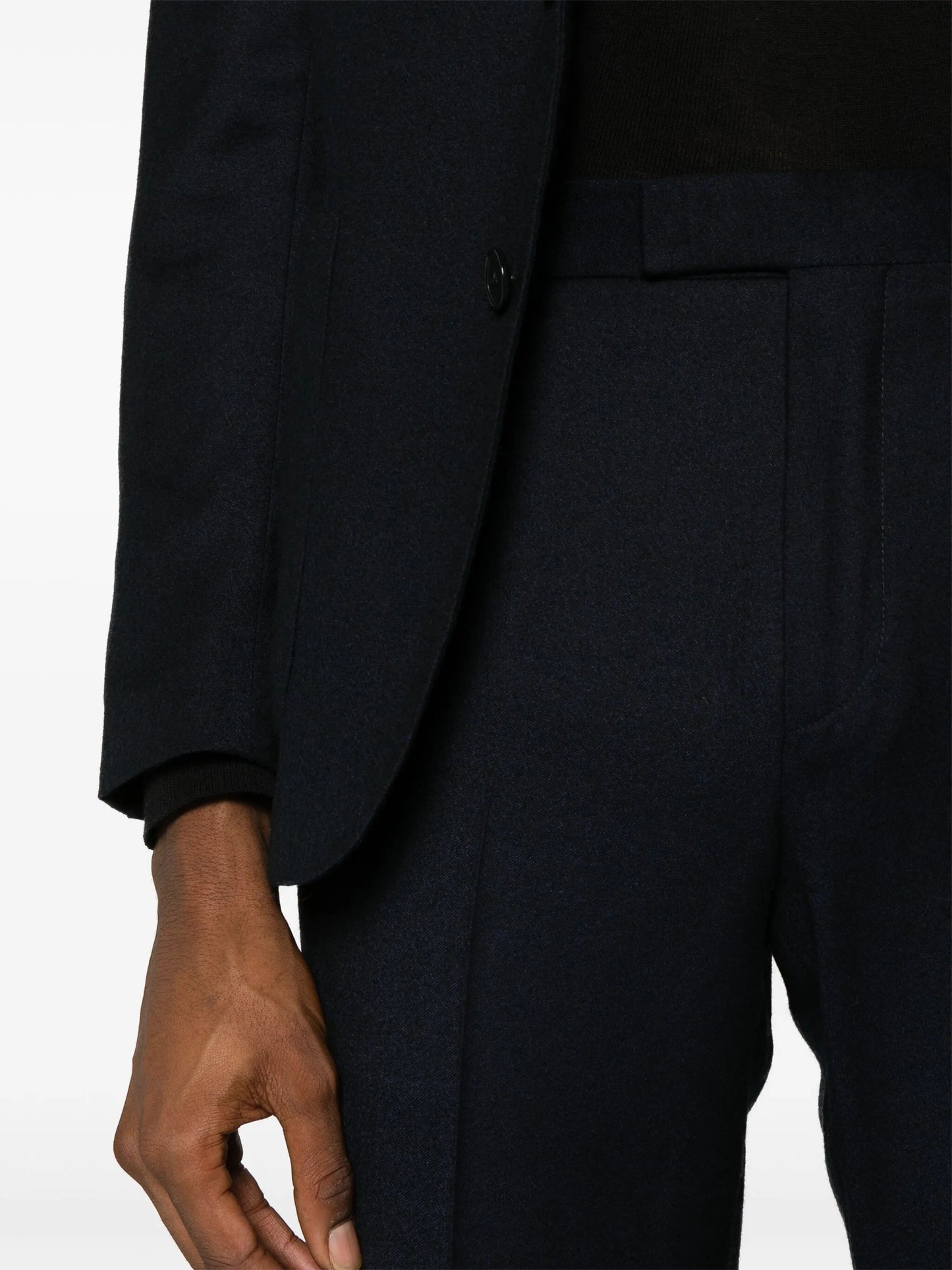 single-breasted tech-merino suit