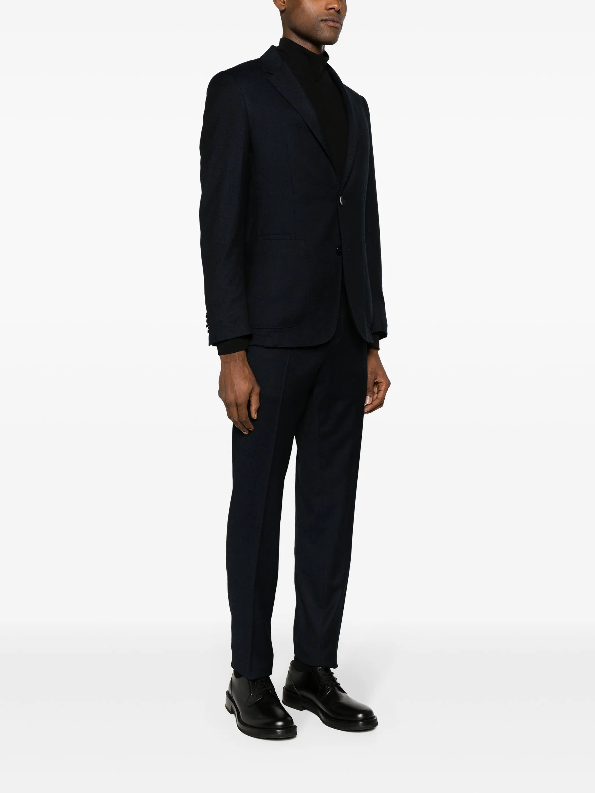 single-breasted tech-merino suit