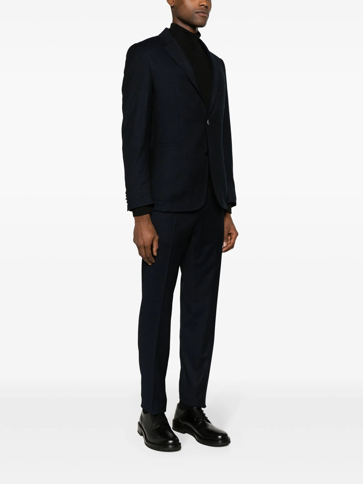 single-breasted tech-merino suit