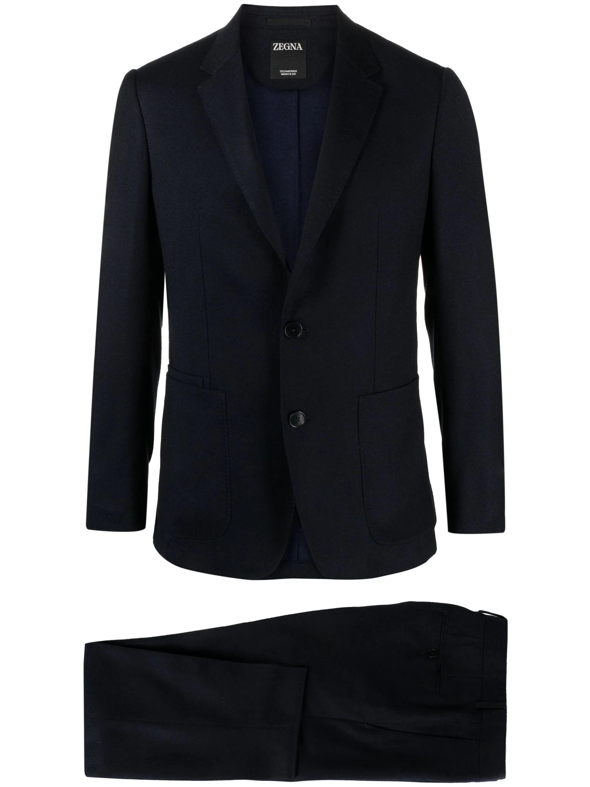 single-breasted tech-merino suit