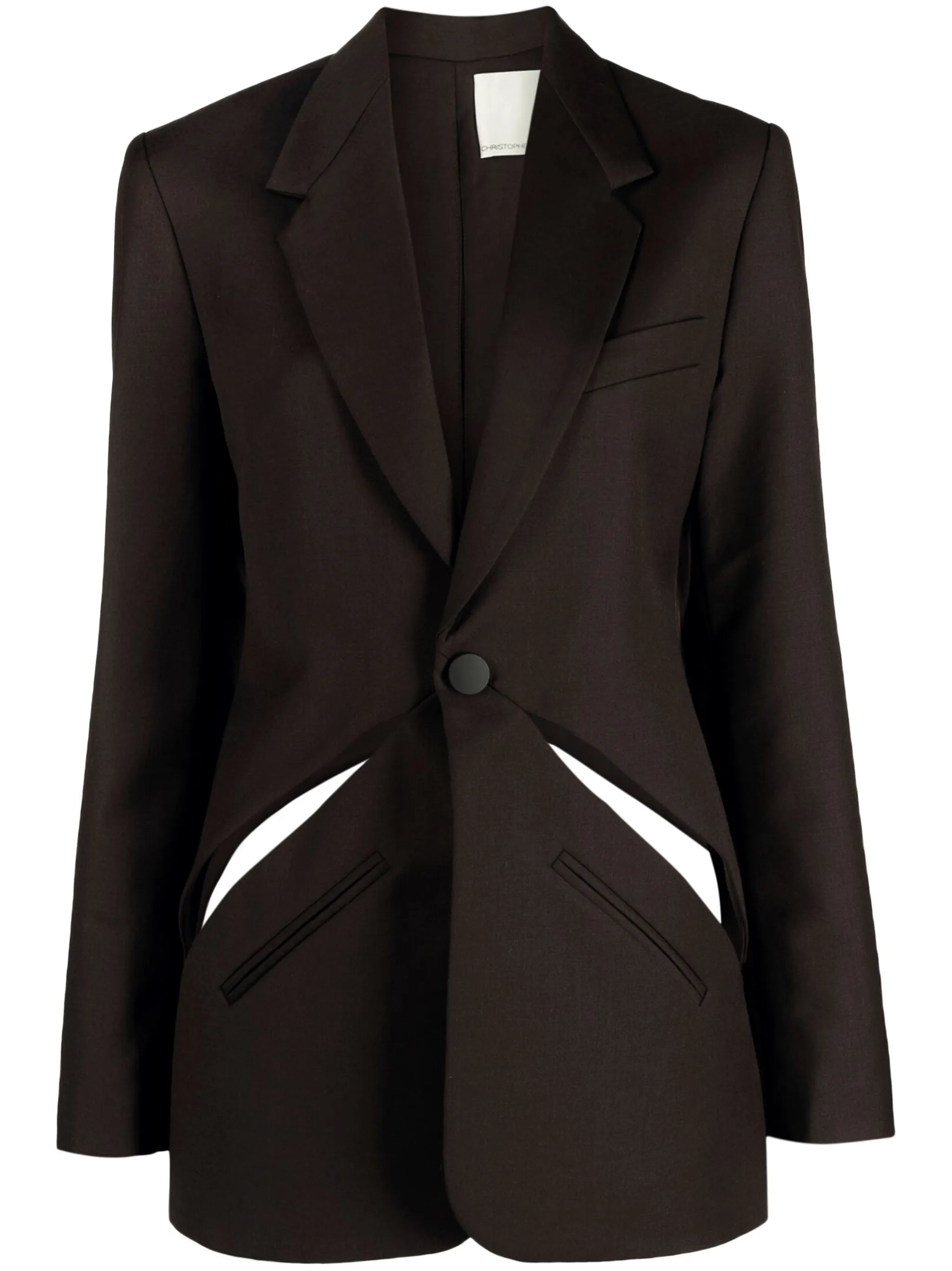 Triquetra cut-out blazer