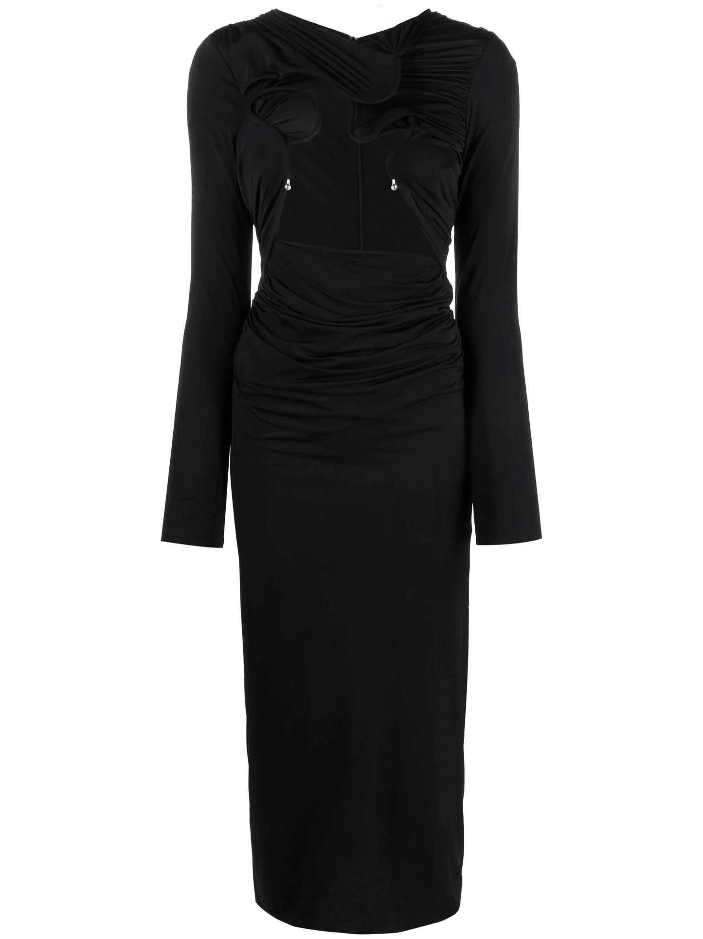Venus wire-detail maxi dress