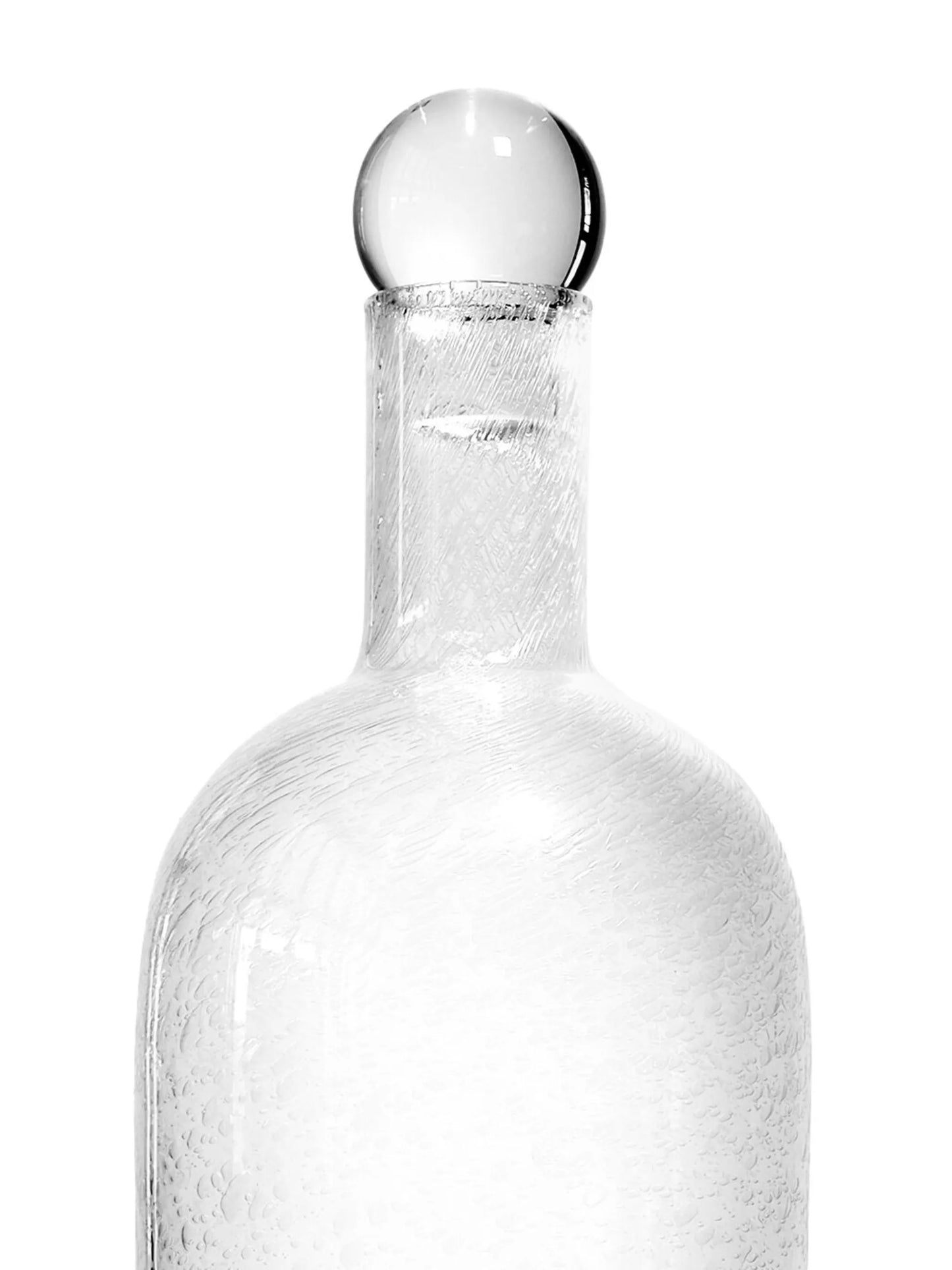 Bubble glass tall carafe (12cm)