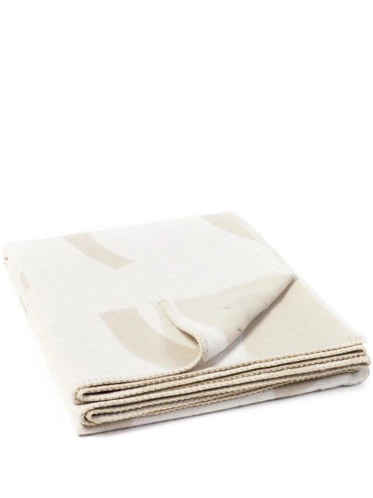 reversible alpaca-wool throw