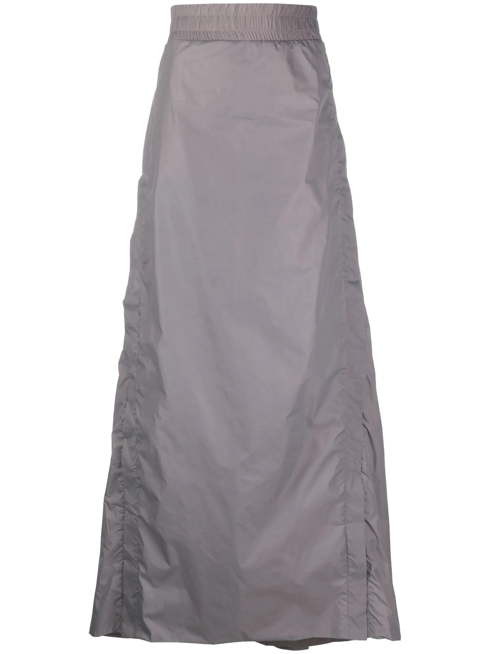 press-stud button maxi skirt