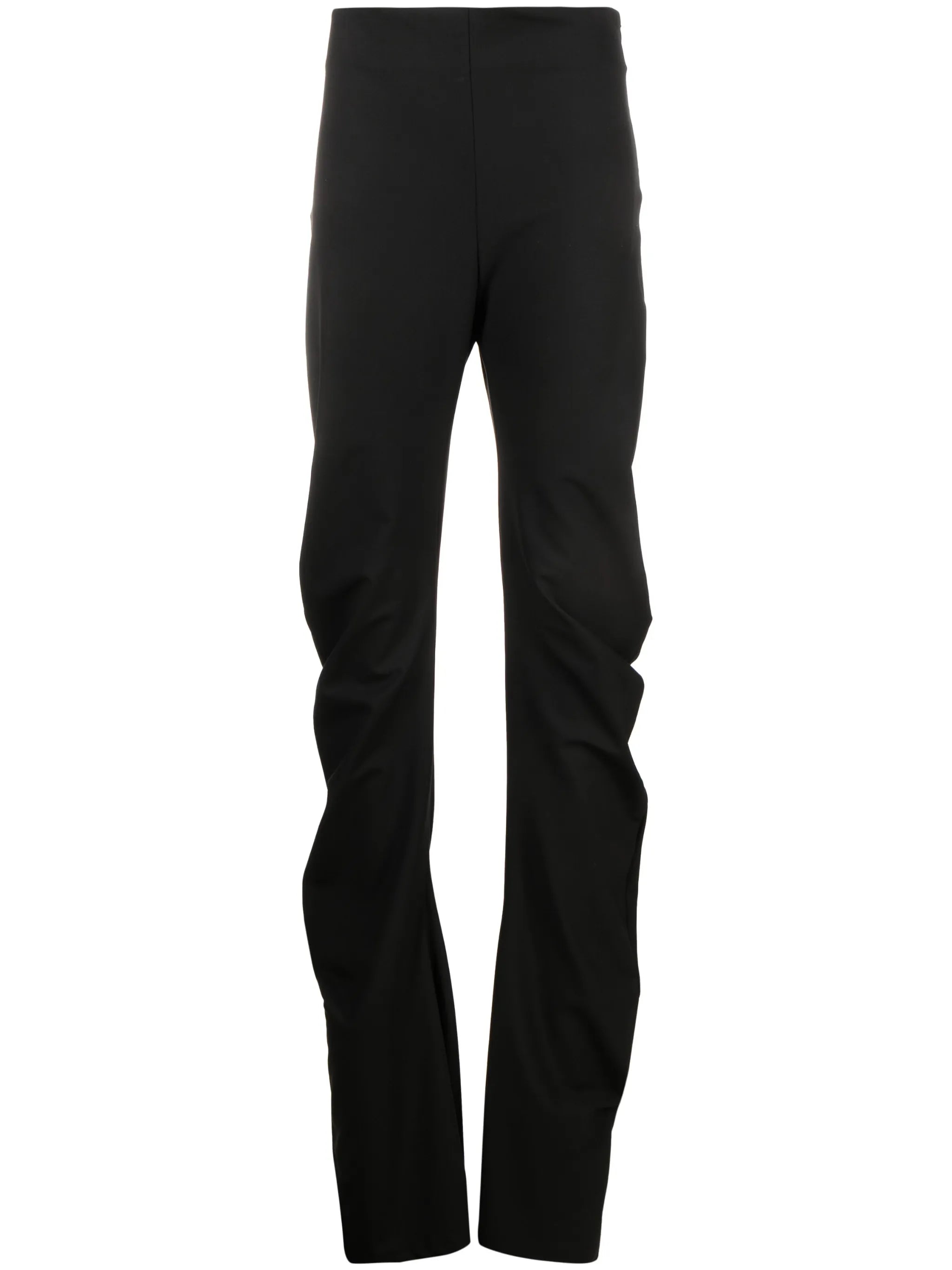 twisted high-waist trousers