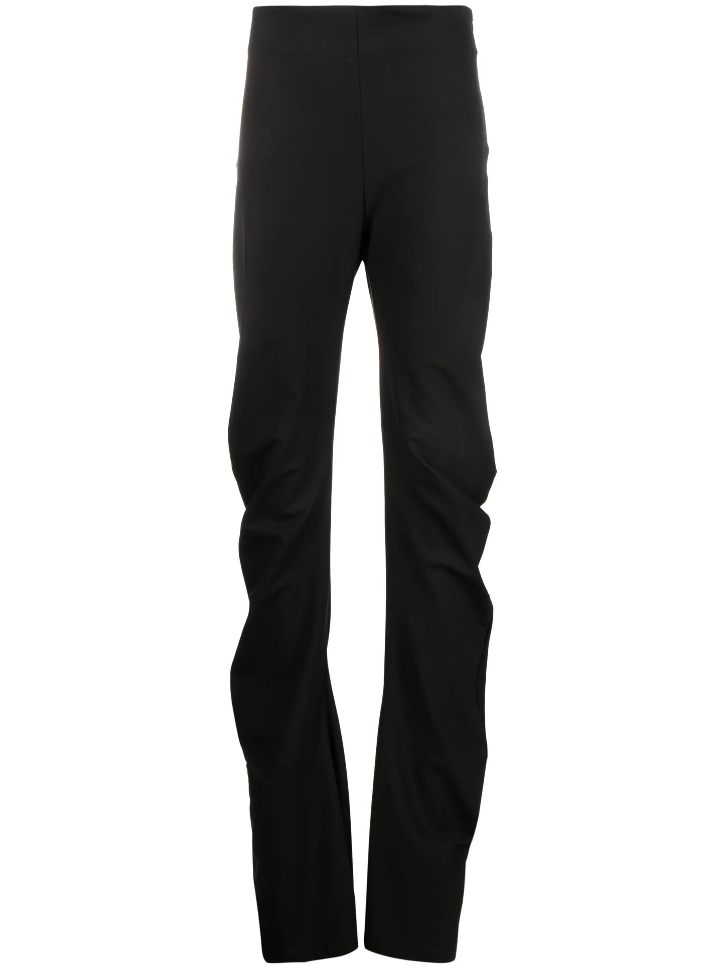 twisted high-waist trousers