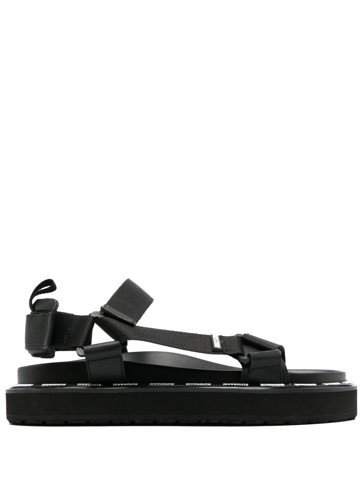 logo-print slingback sandals