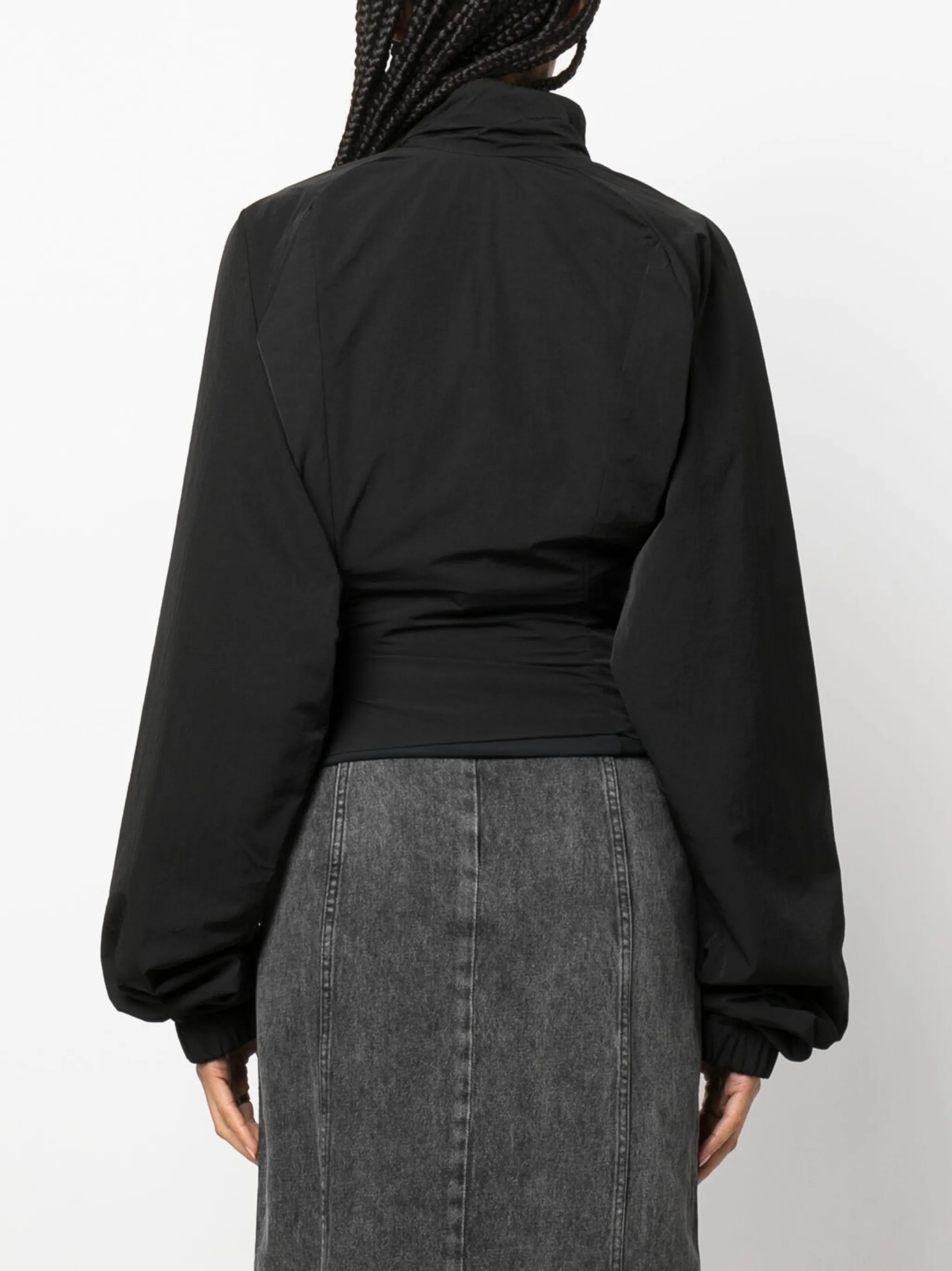 asymmetric layered jacket