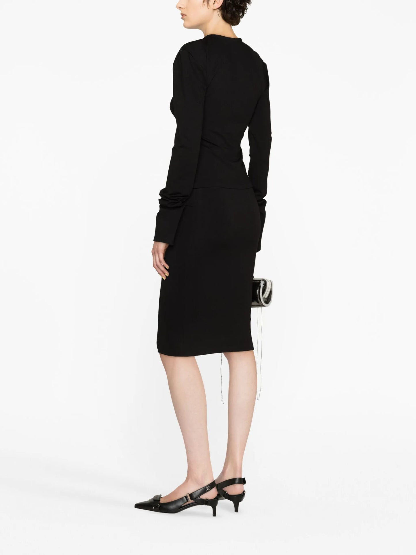 adjustable jersey cardigan