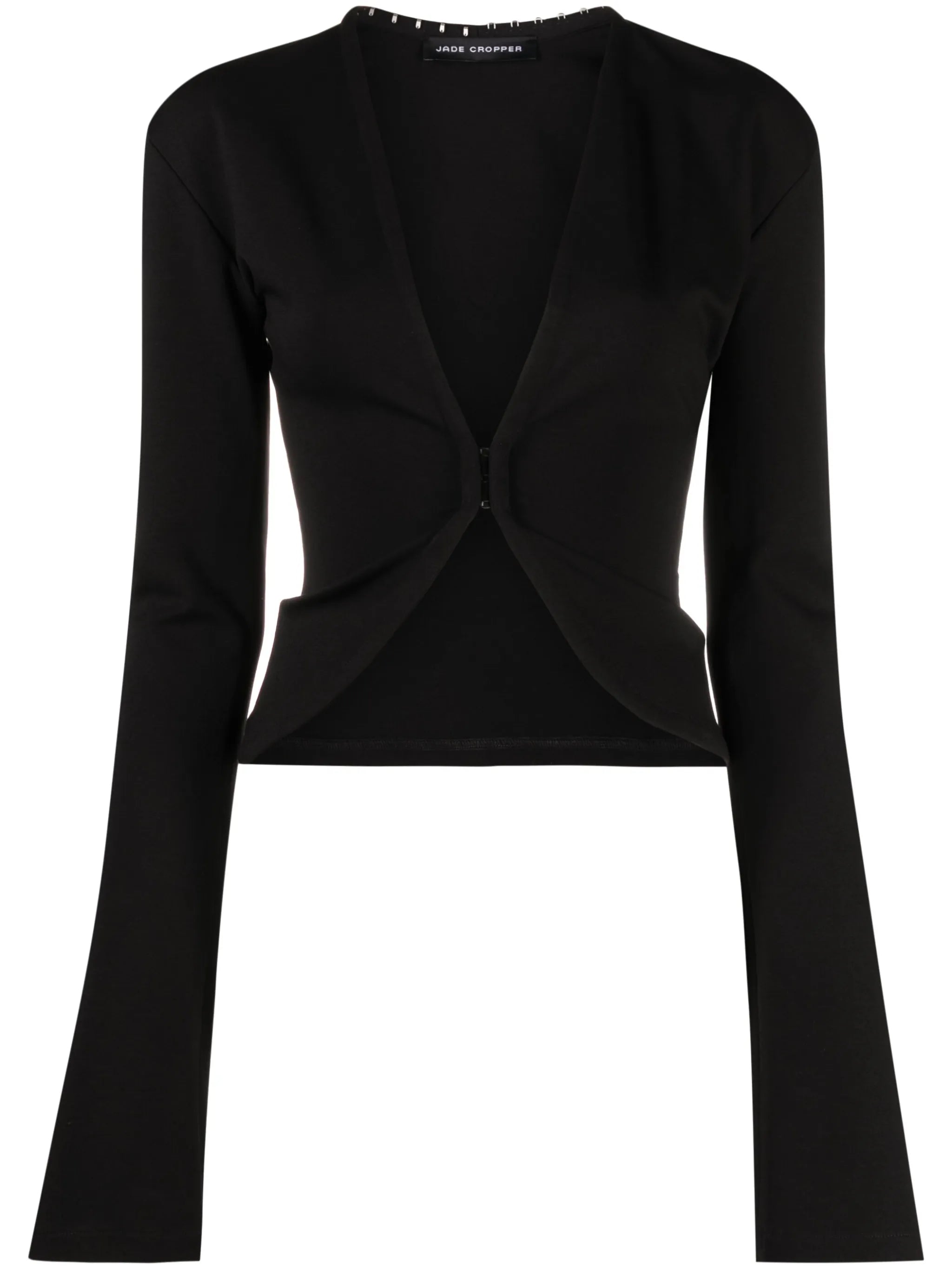 adjustable jersey cardigan