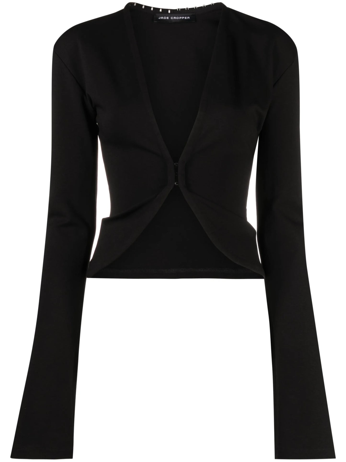 adjustable jersey cardigan