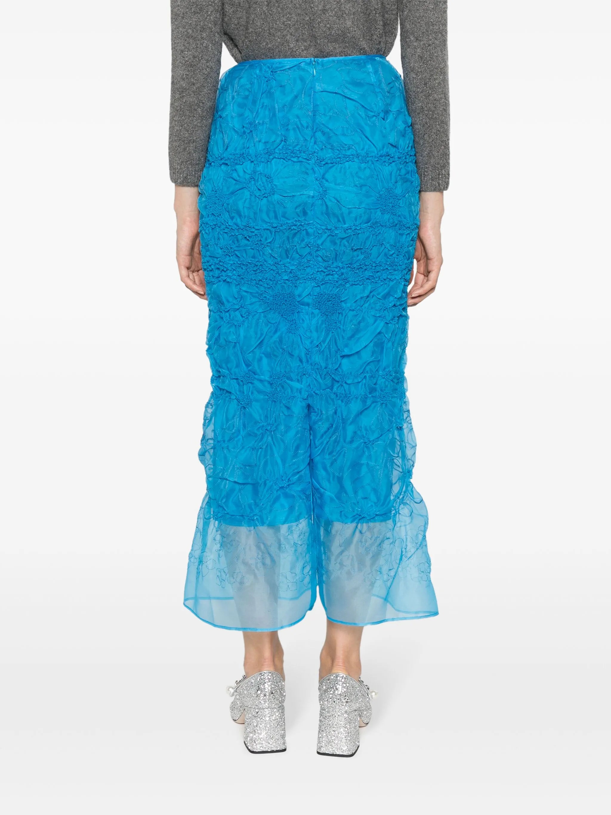 Universe Denali-embroidered maxi skirt