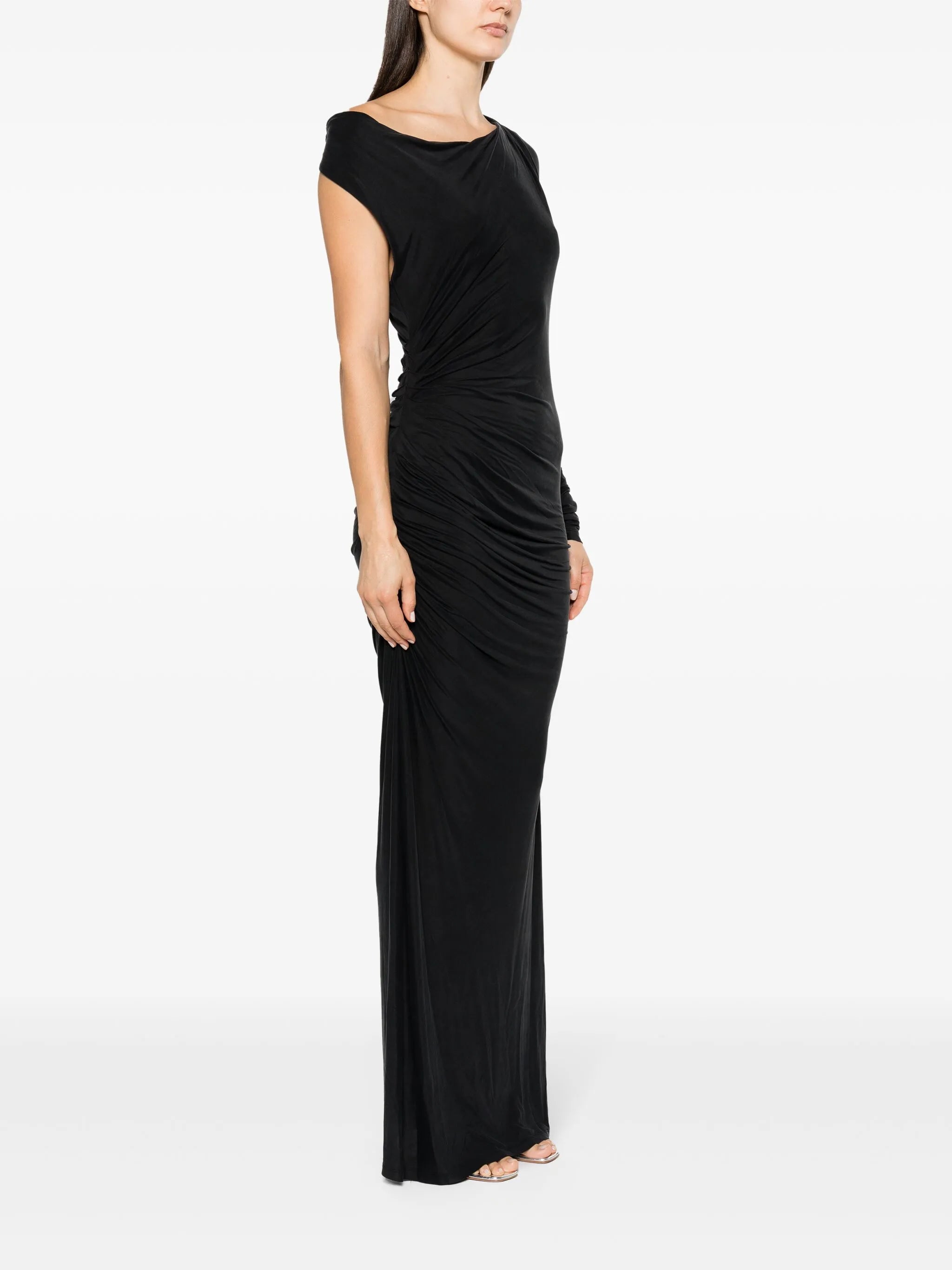 Myrtia asymmetric maxi dress