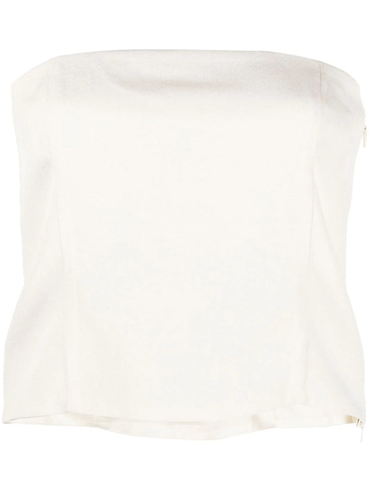 Tona panelled cropped top