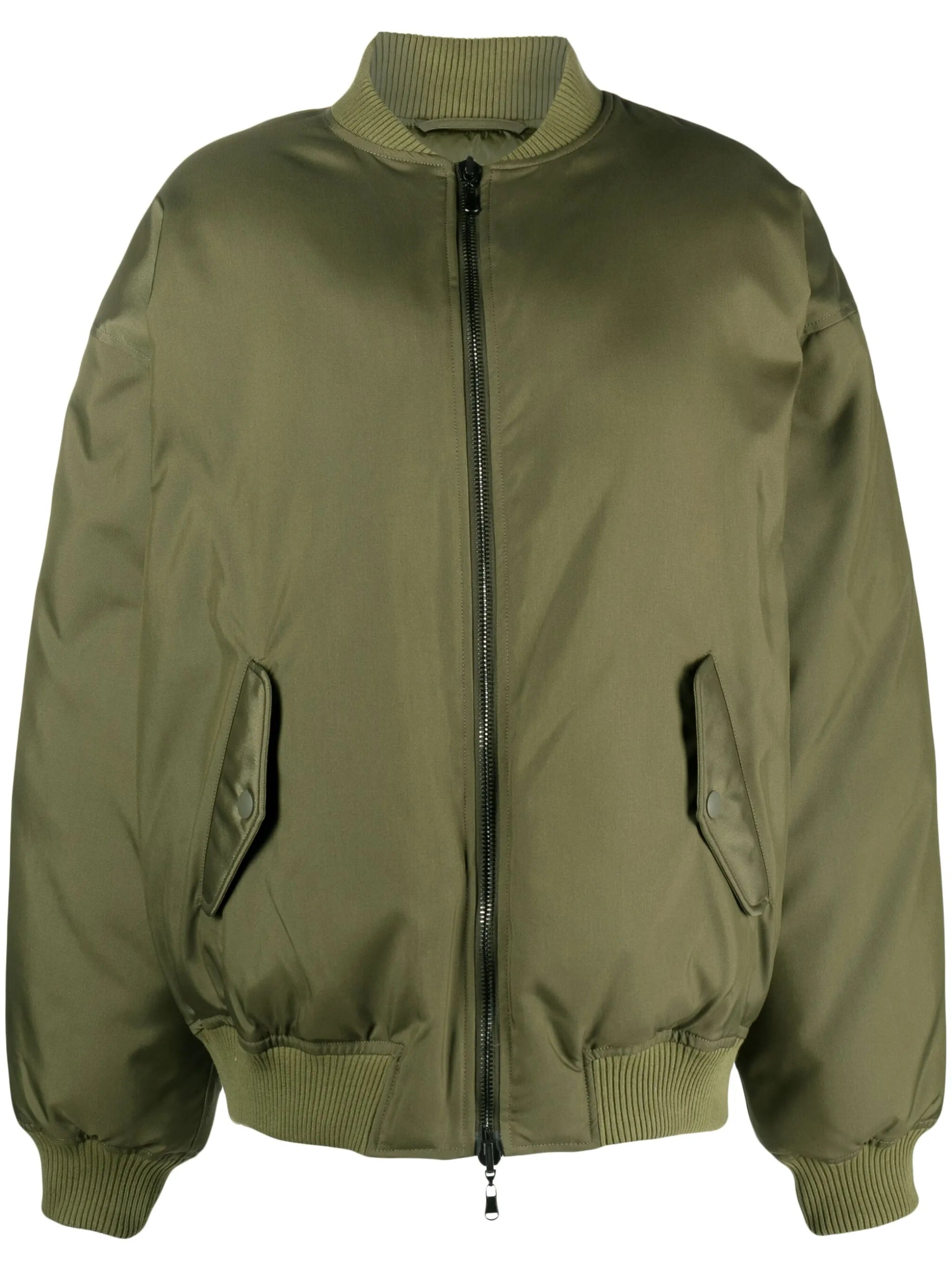 reversible padded bomber jacket