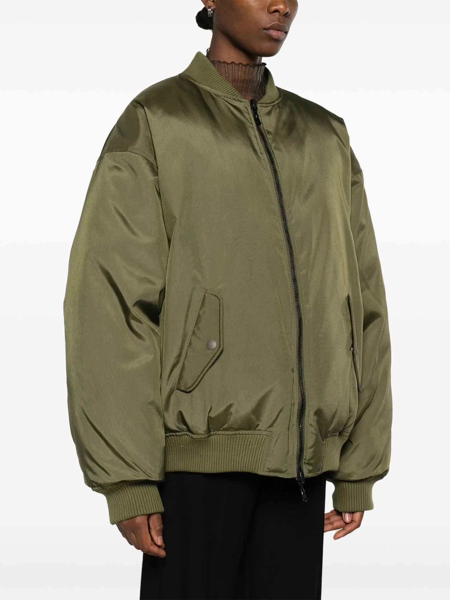 reversible padded bomber jacket