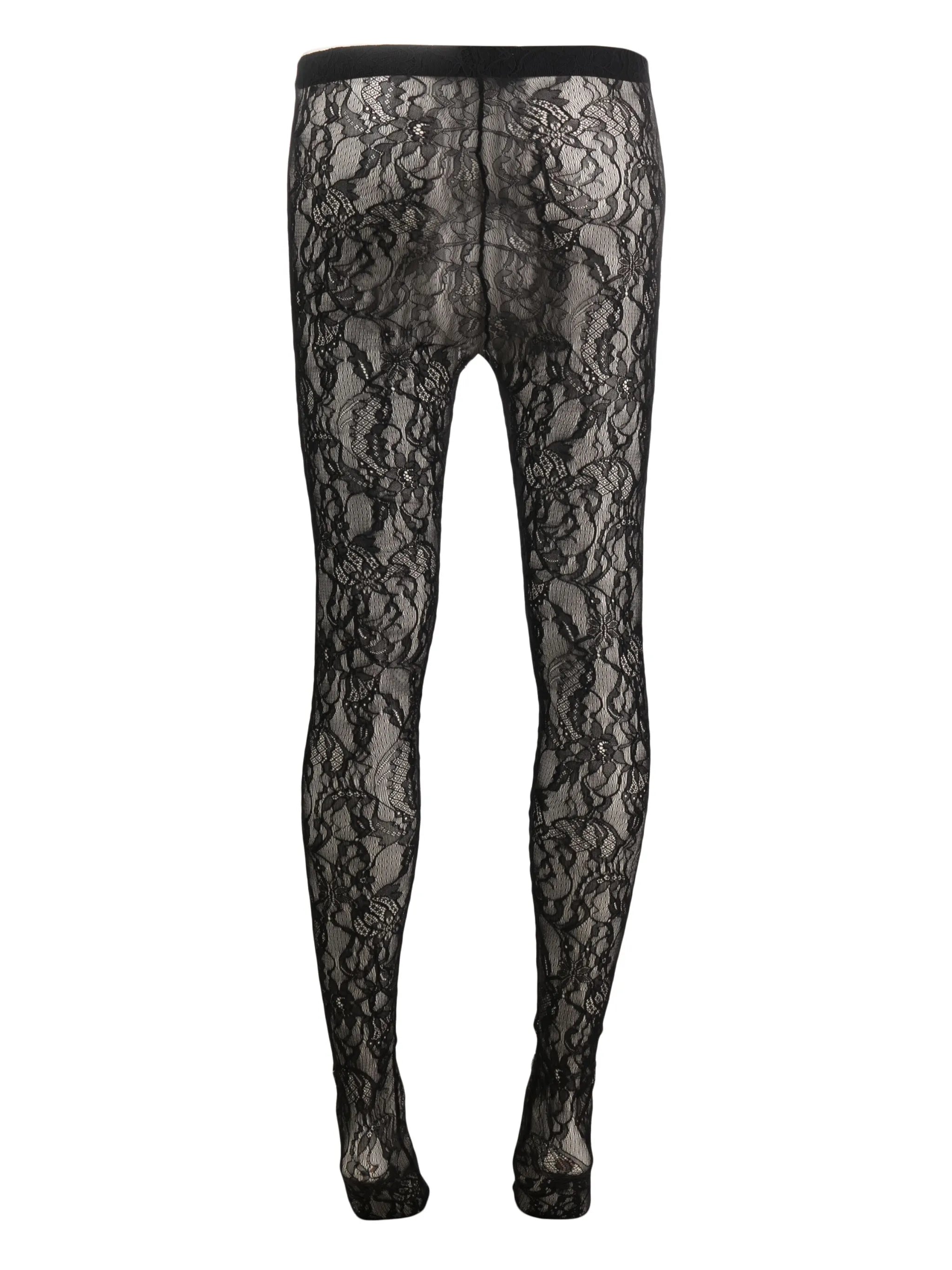 corded lace tights