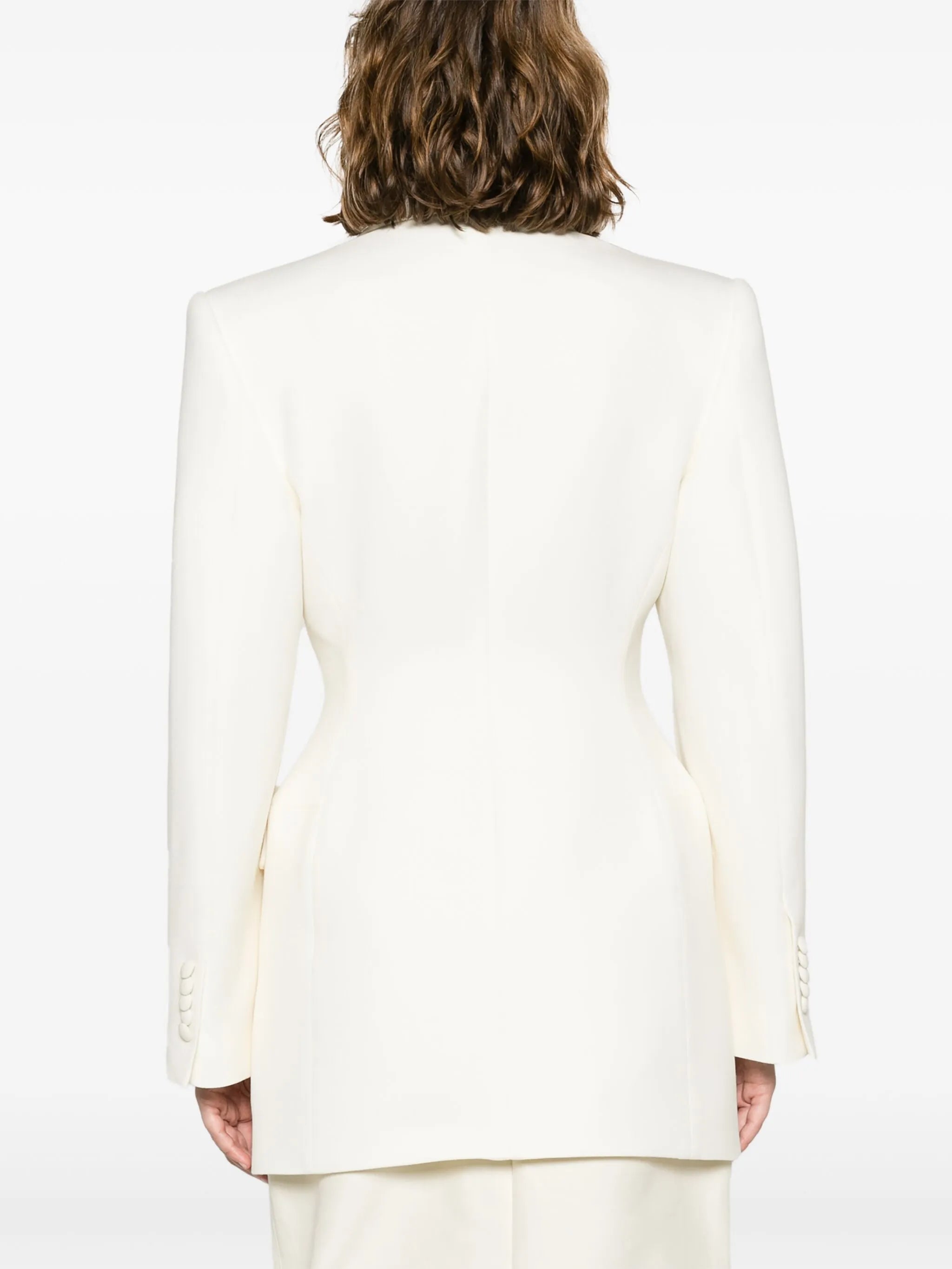 double-breasted blazer minidress