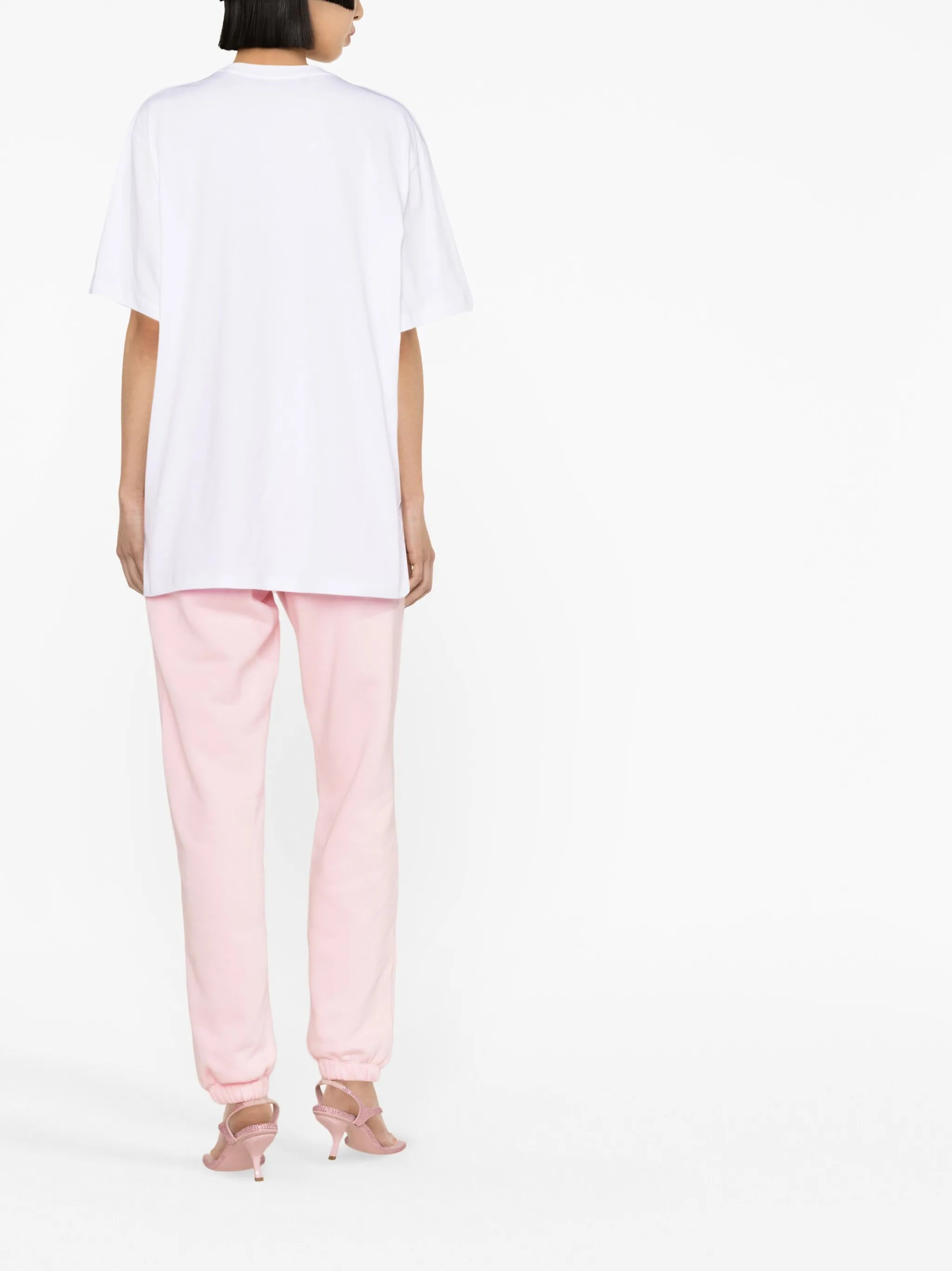 crystal-logo track pants