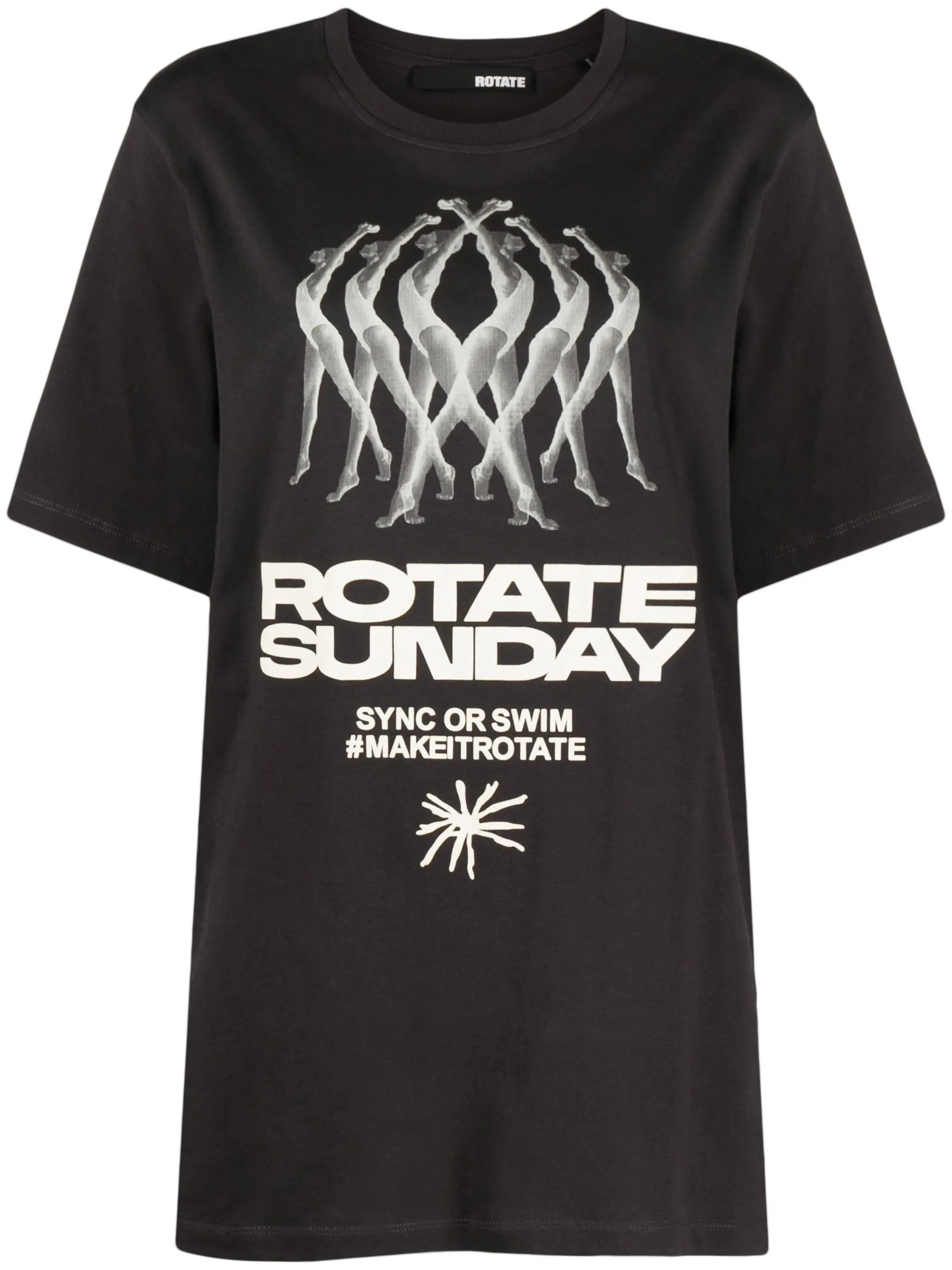 graphic-print organic cotton T-shirt