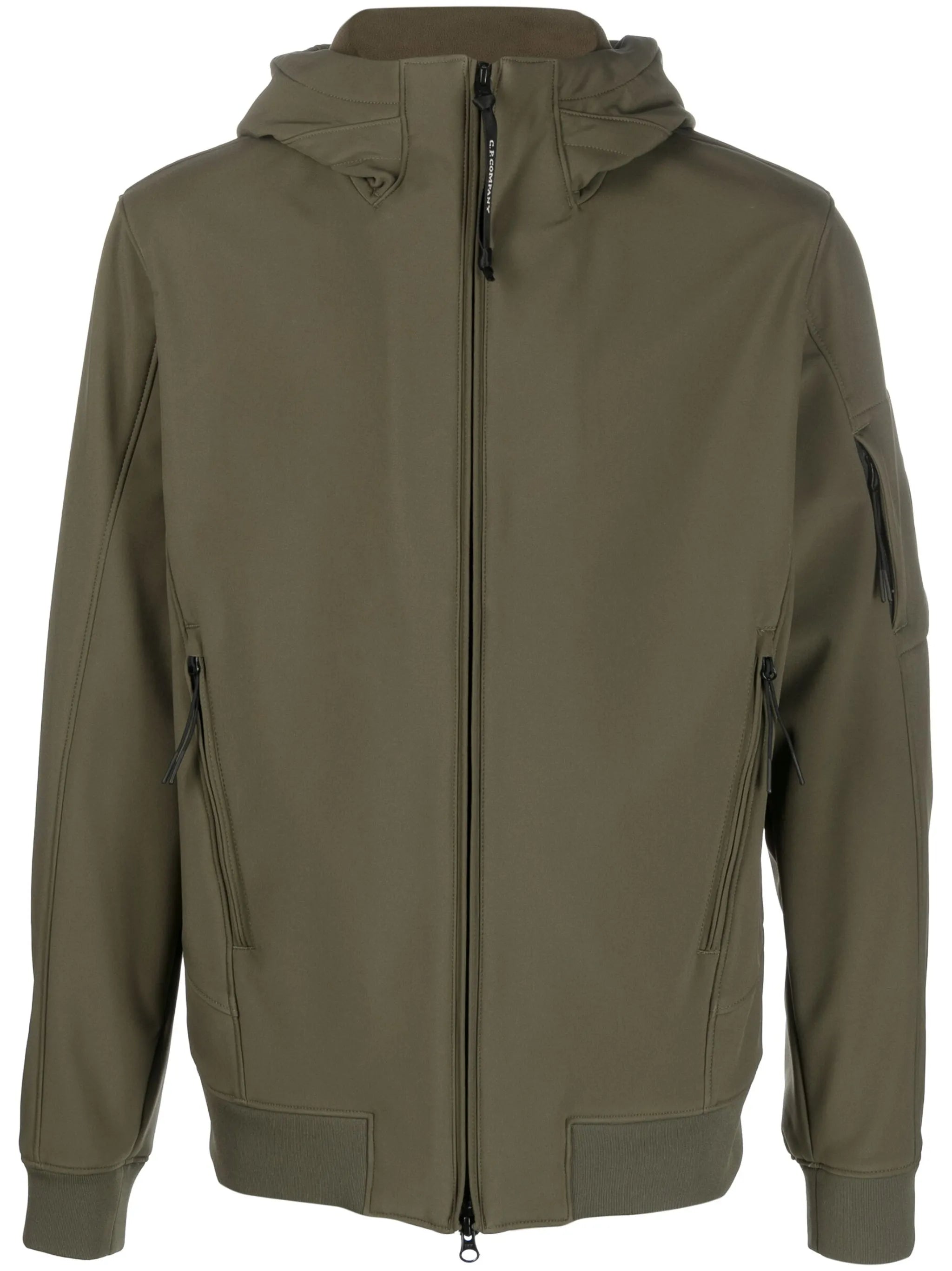Shell-R zip-up hooded jacket