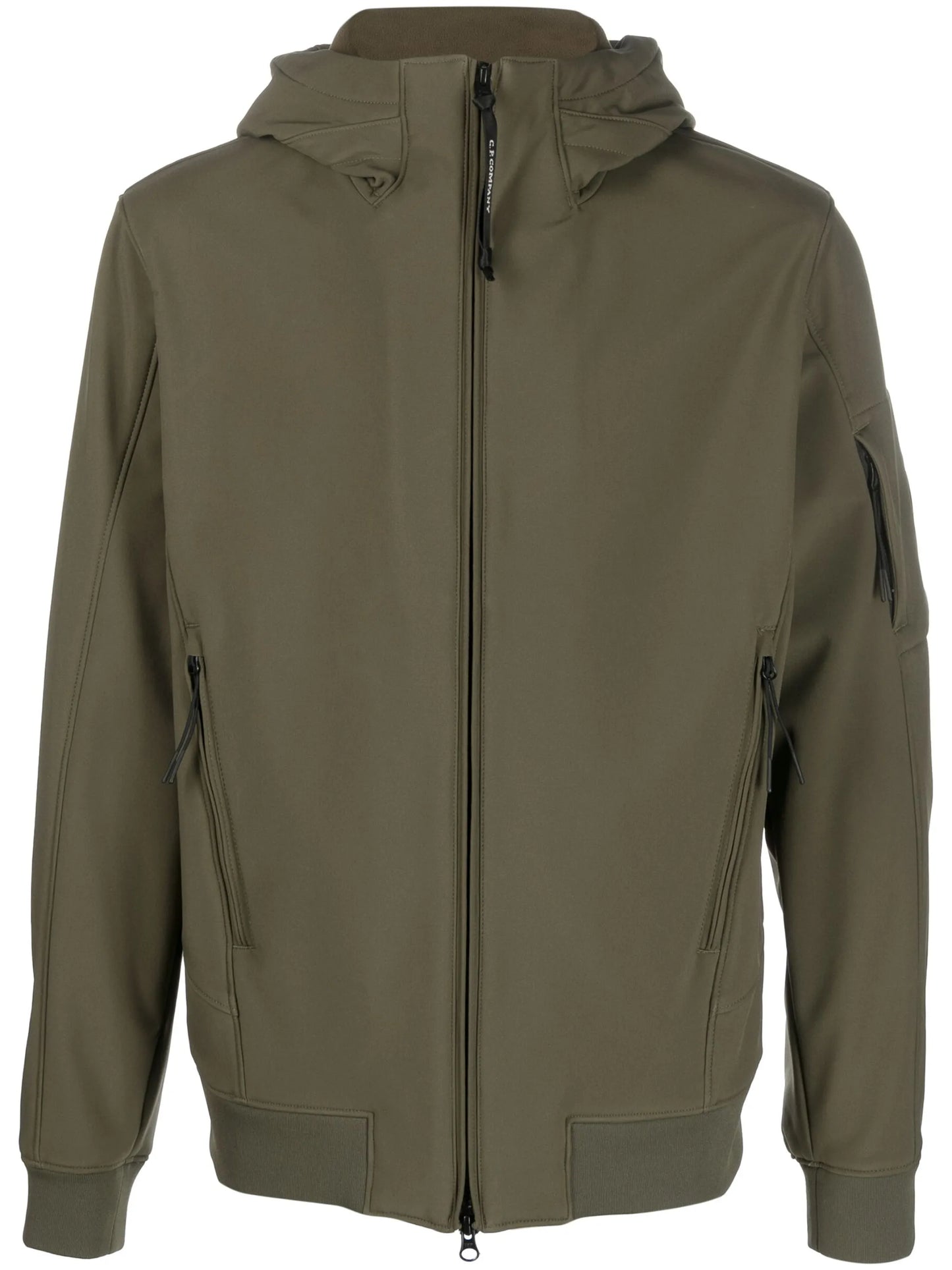 Shell-R zip-up hooded jacket