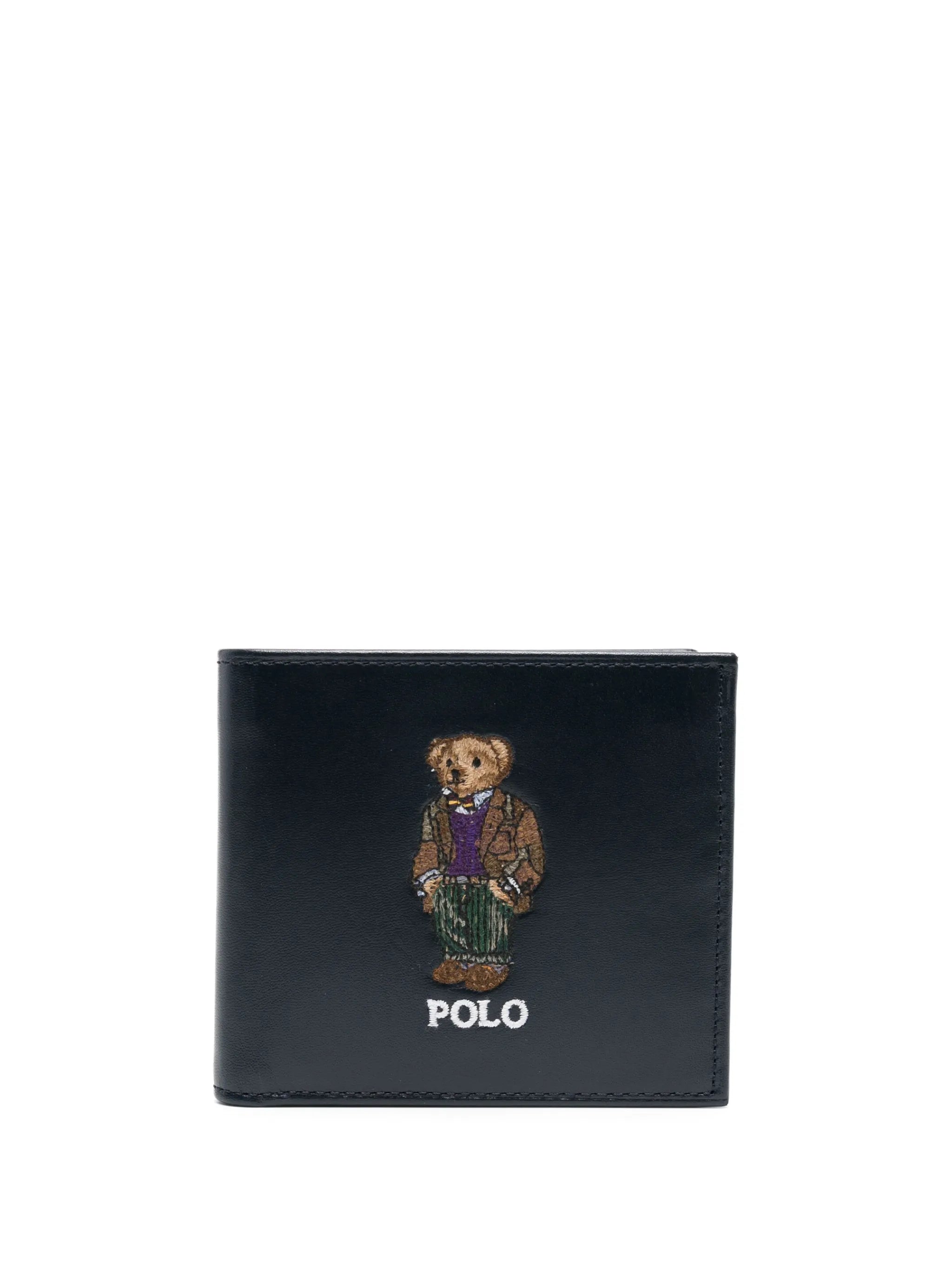 Polo Bear-embroidery wallet