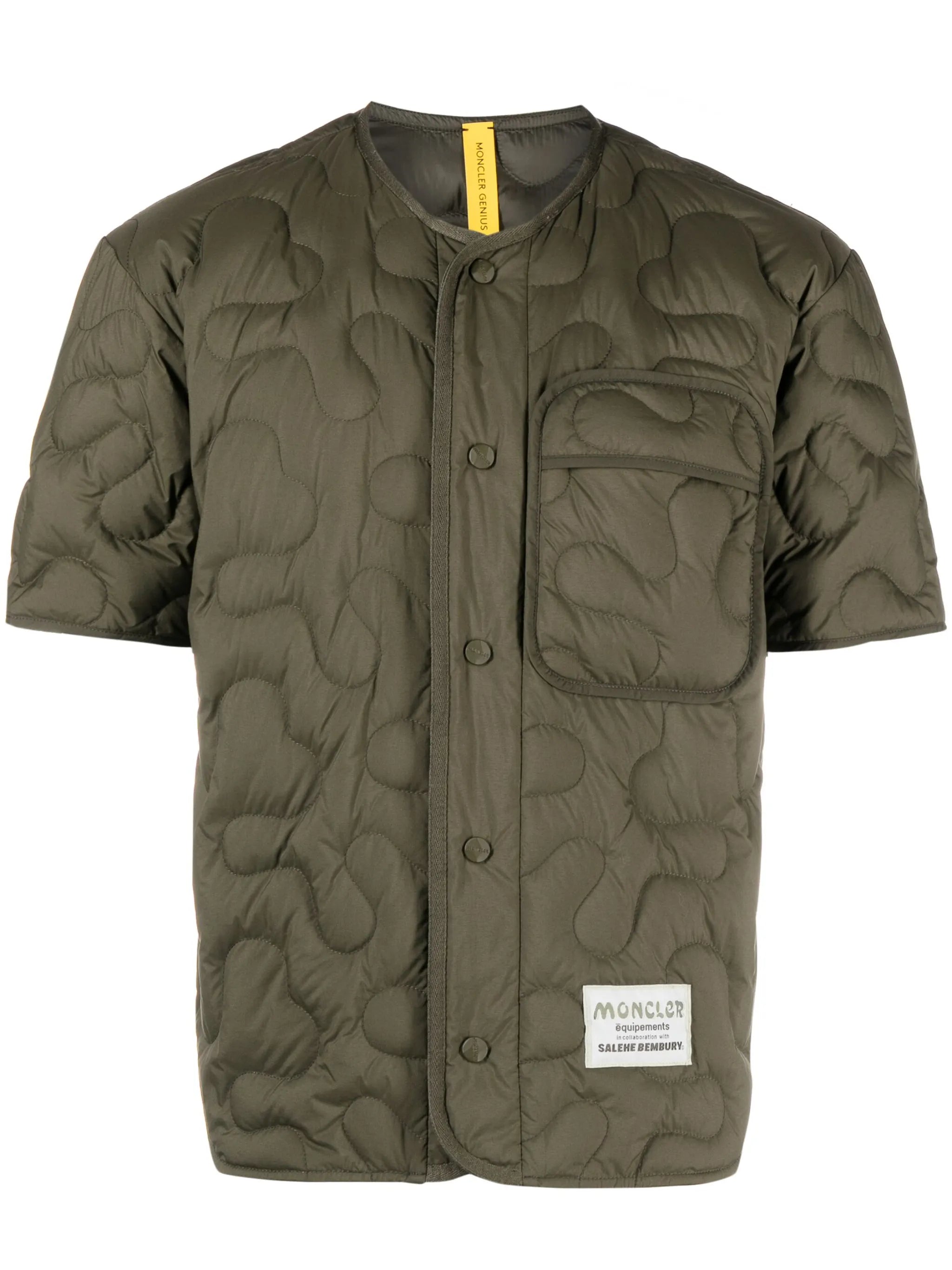 x Salehe Bembury short-sleeve padded jacket