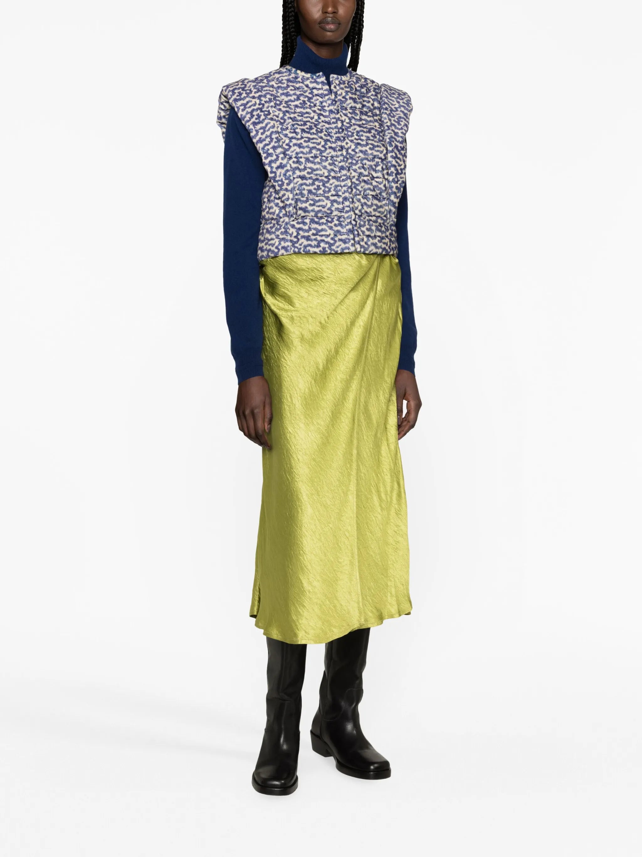 Aziela quilted padded gilet