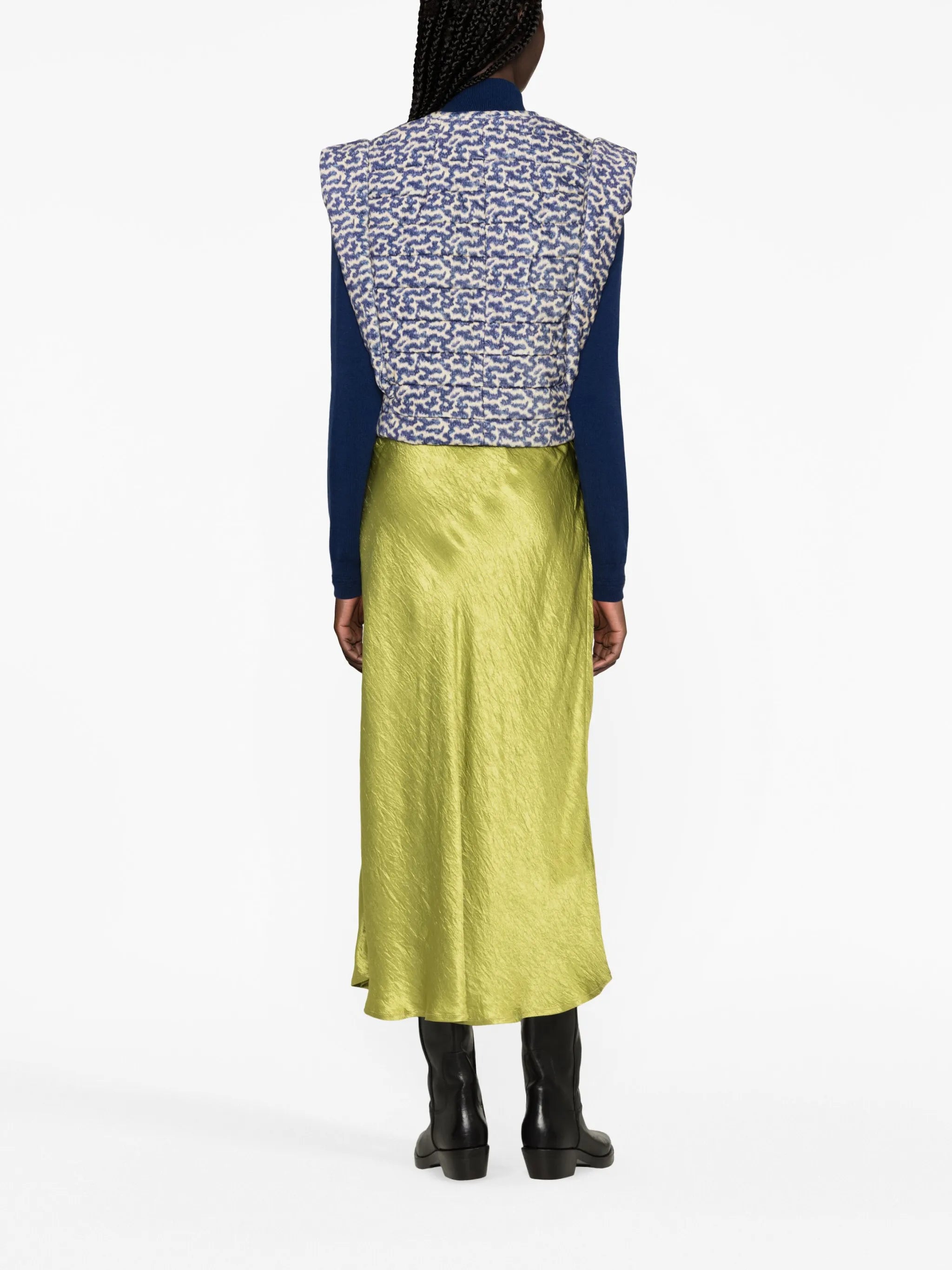 Aziela quilted padded gilet