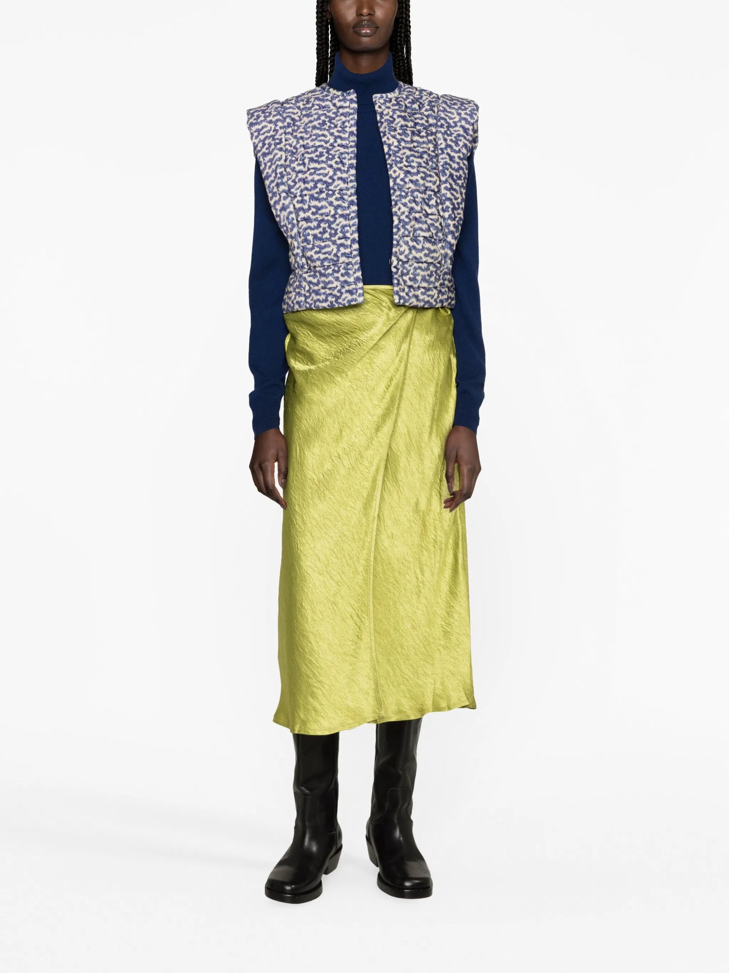 Aziela quilted padded gilet