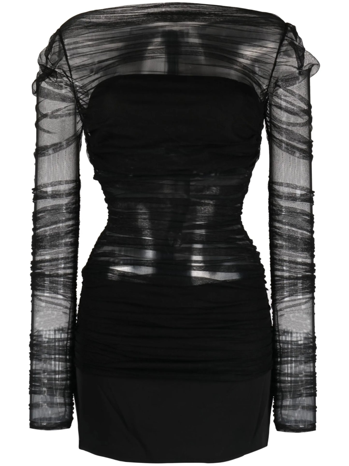 Semblance tulle overlay minidress
