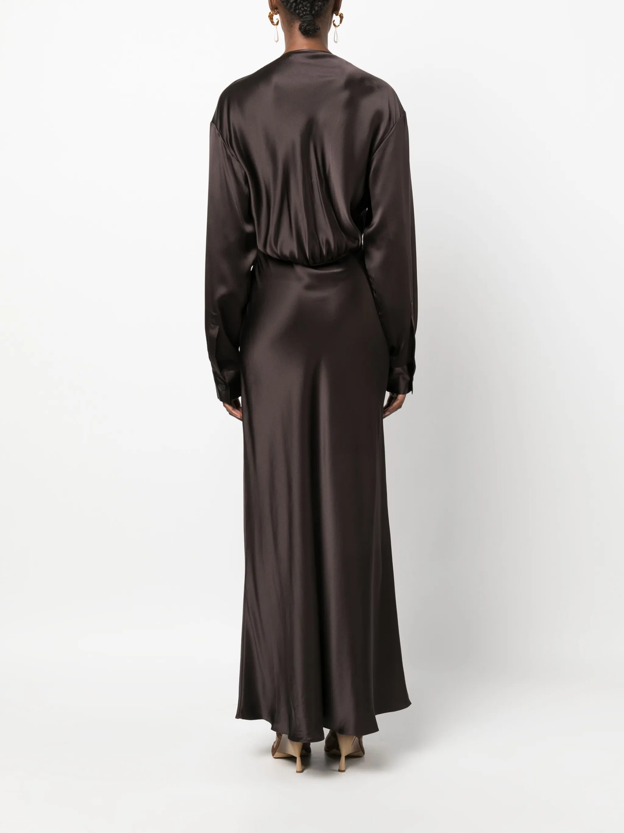 Triquetra V-neck gown