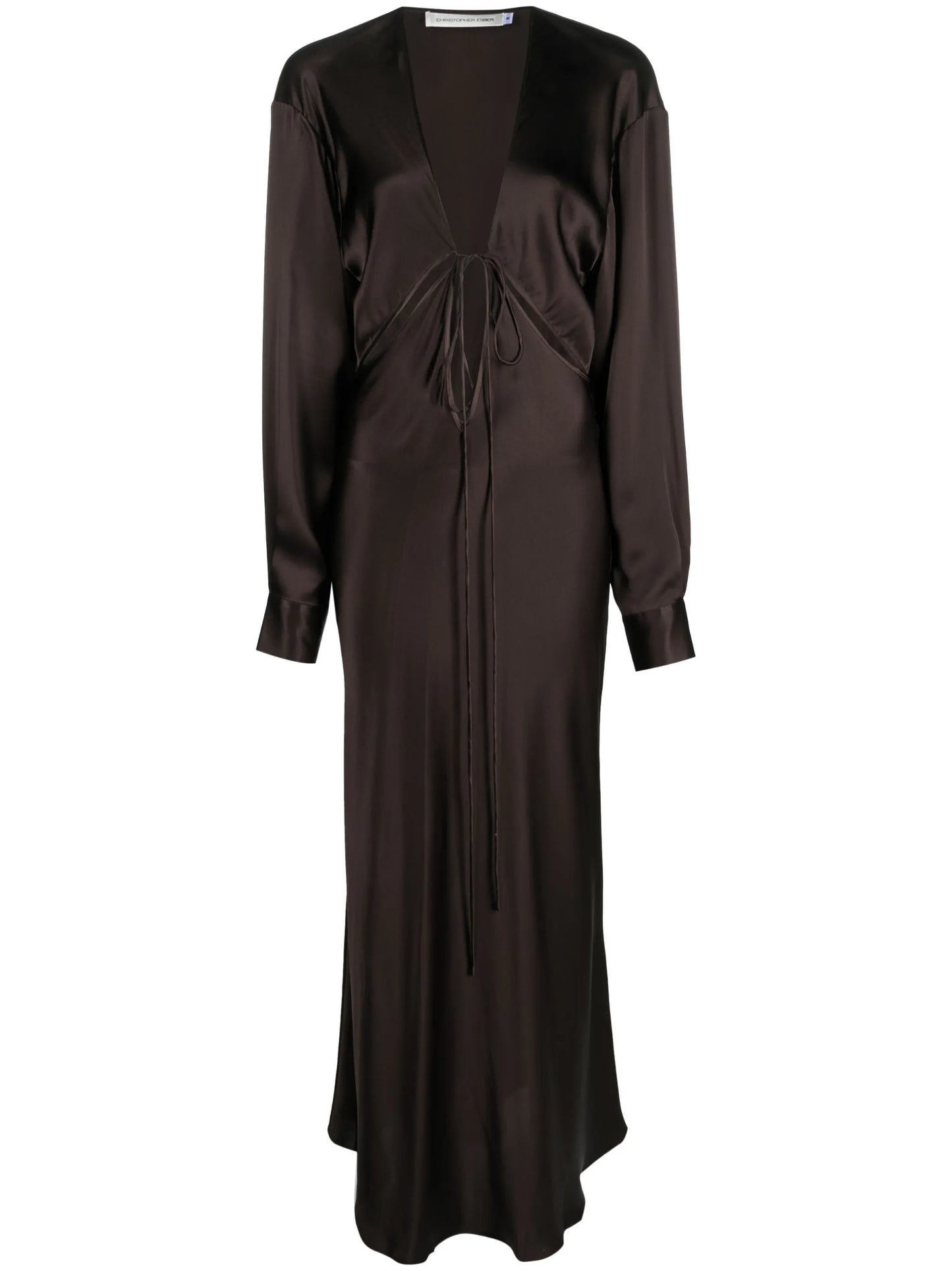 Triquetra V-neck gown