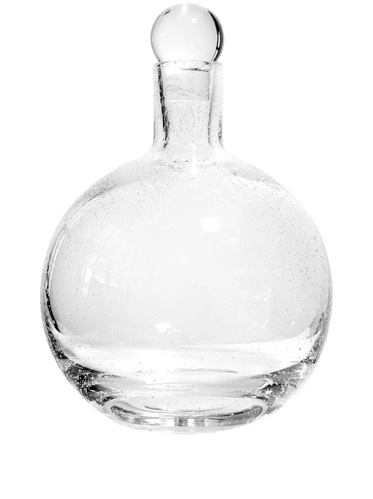 Bubble glass carafe