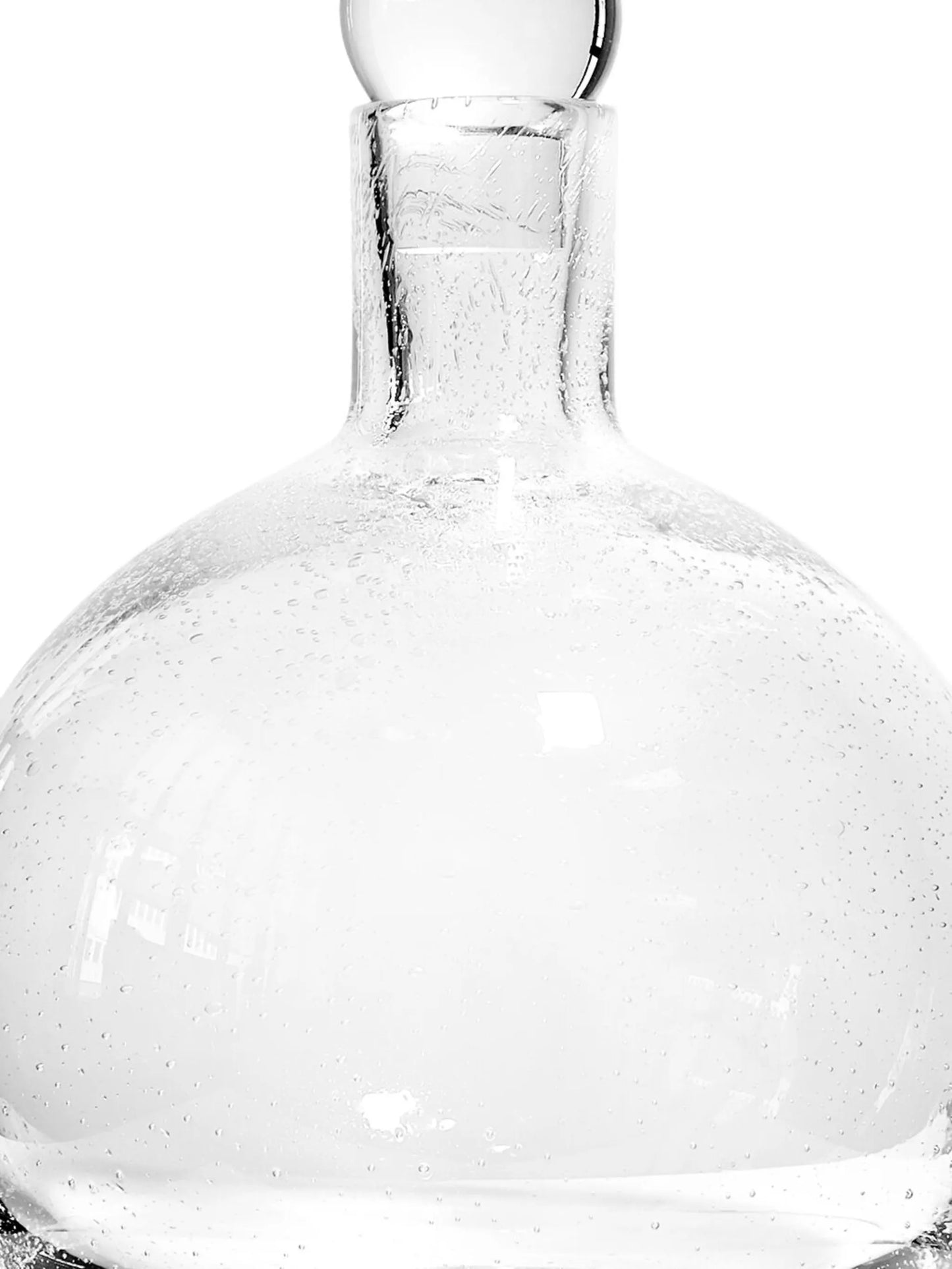 Bubble glass carafe