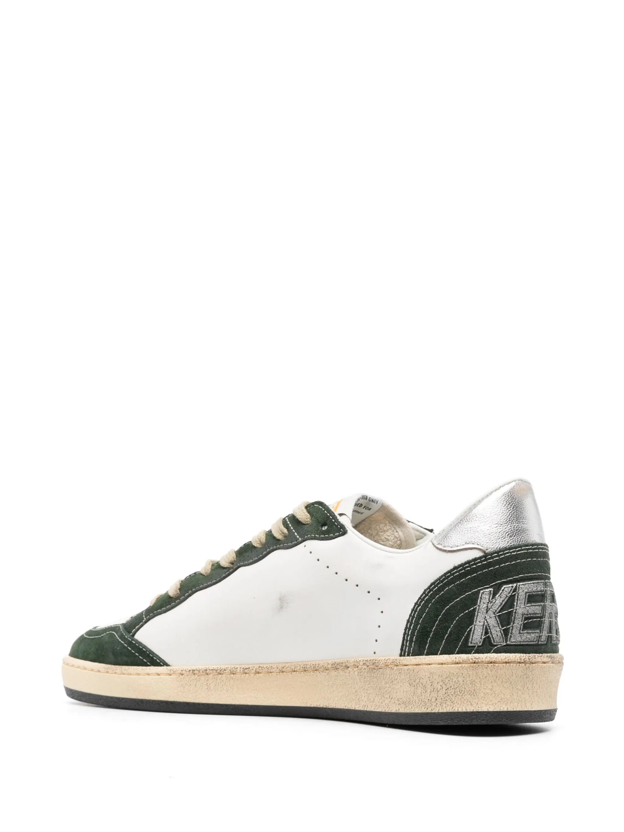 star-patch lace-up sneakers