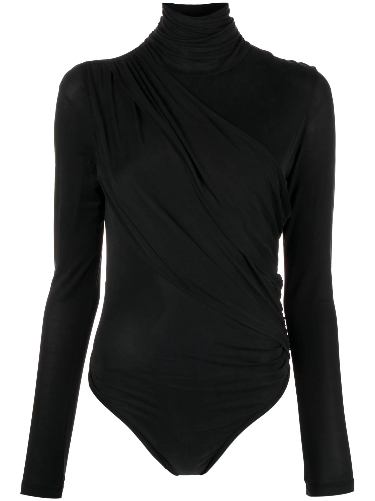 Patra drape-panel ruched bodysuit